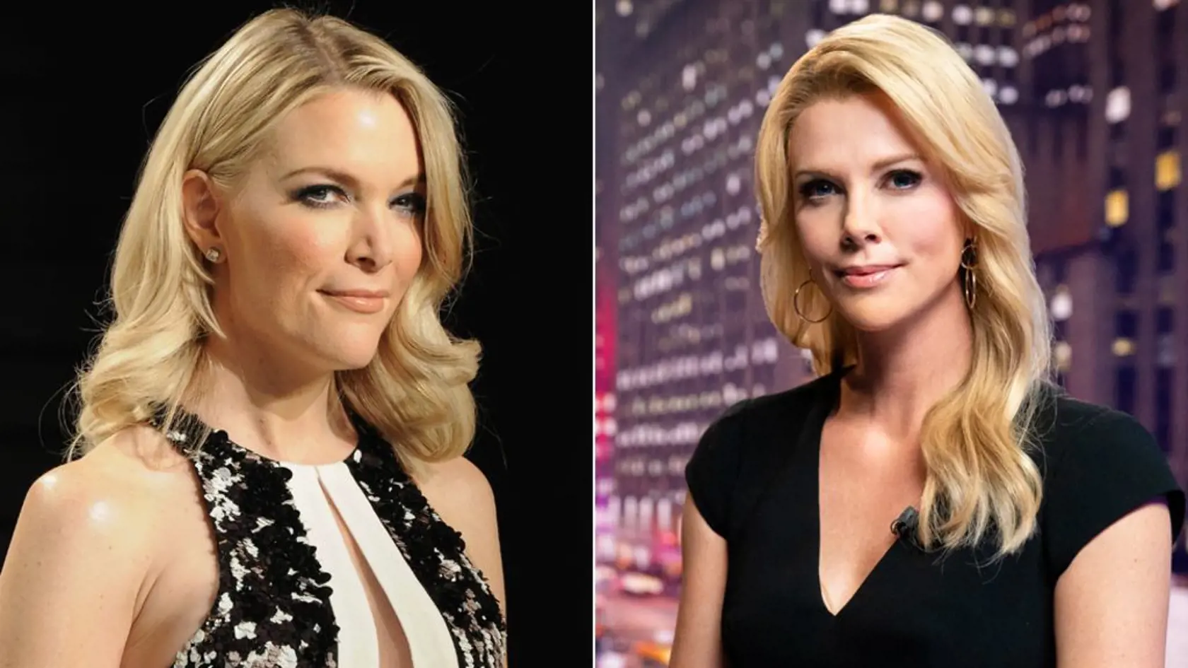 Charlize Theron ako Megyn Kelly v Bombshell, 2019