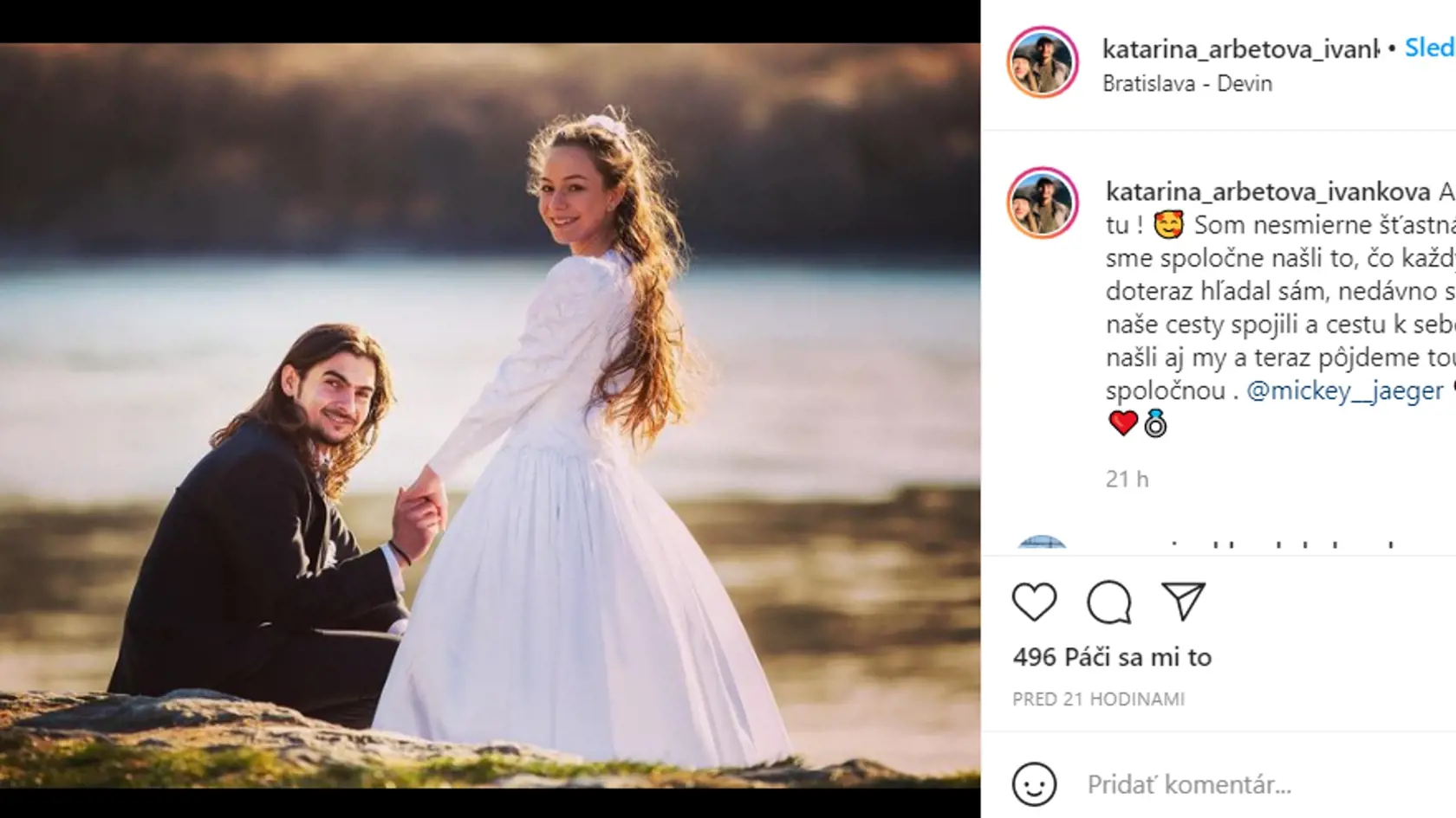 Dvojica sa zosobášila len po 5 mesiacoch randenia. Nevesta bola krásna!