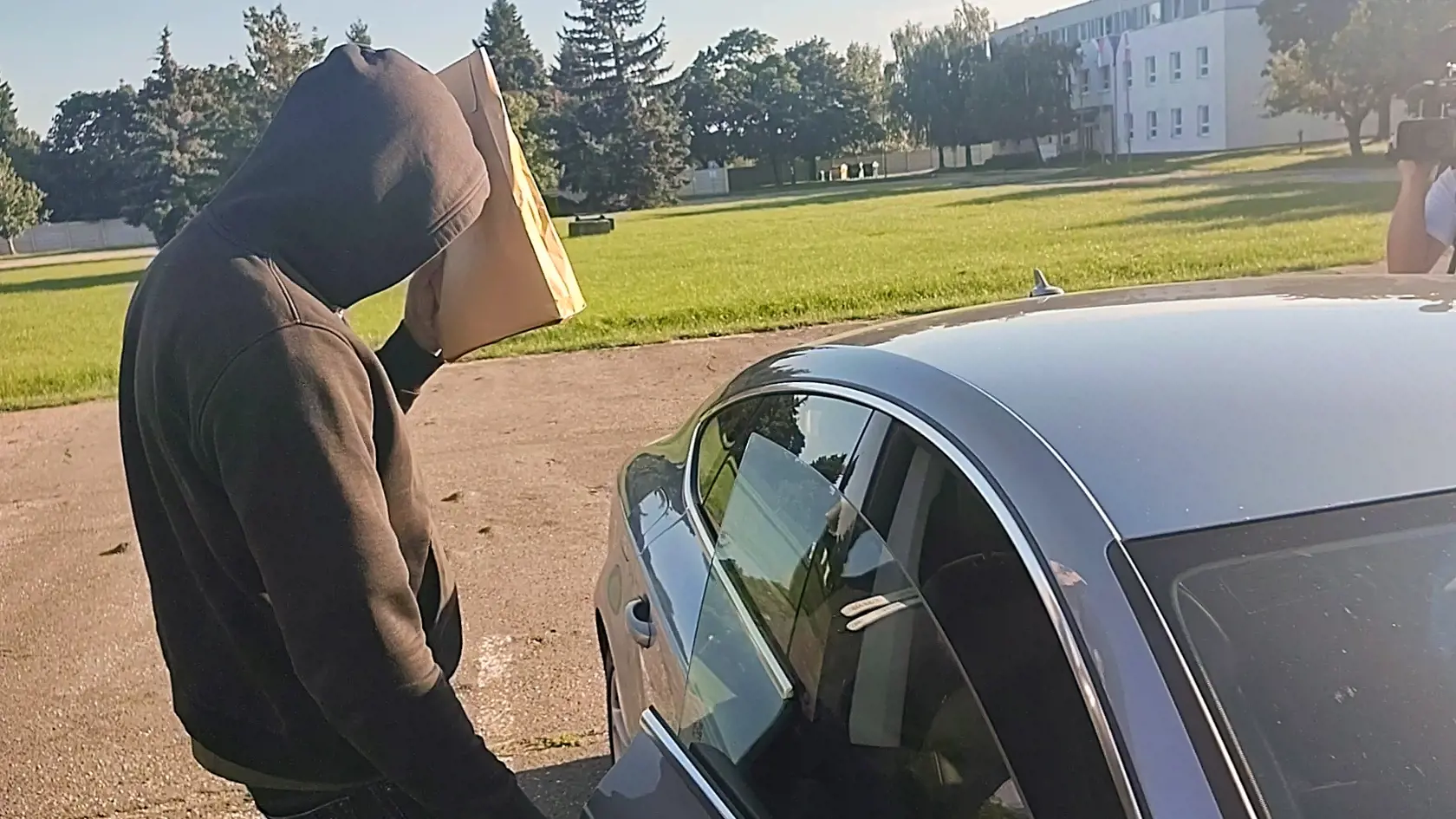 Obvinený Roman Stahl na Špecializovanom trestnom súde v Pezinku.