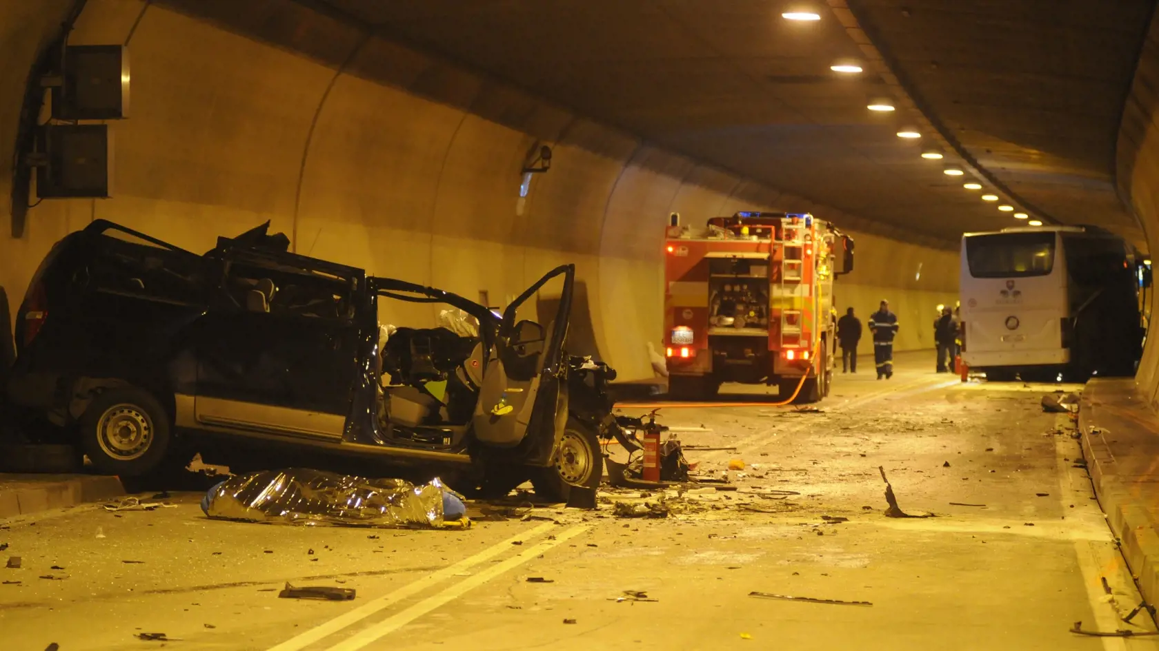 Tunel Branisko - dopravná nehoda Hyunday TQ a autobus SAD, obete Bikár Róbert a František