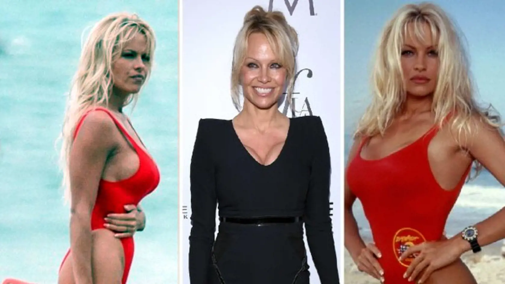Pamela Anderson. Najznámejšia ženská herečka seriálu a playmate pokračovala v kariére B-čkovými akčnými sériami. V minulosti bola hviezdou večierkov, dnes sa v súkromí venuje najmä synom a priateľovi Adilovi Ramimu.