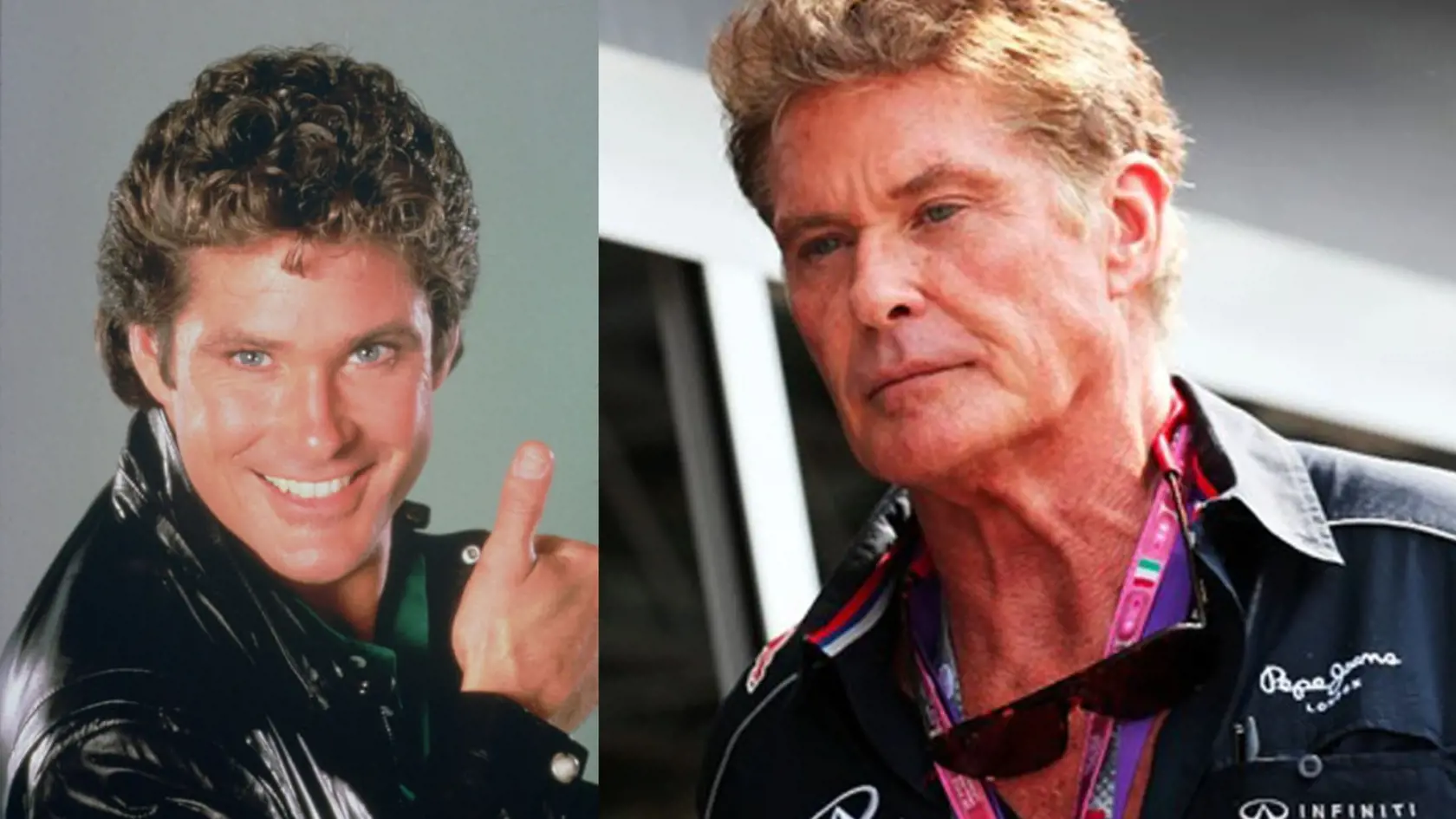 David Hasselhoff. Čo by bol Baywatch bez Mitcha. Niekdajší akčný hrdina a záchranár je v šoubiznise stále aktívny. Účinkoval v muzikáloch, zábavných šou aj mnohých reality reláciách. V súkromí absolvoval niekoľko vzťahov (zväčša s neznámymi ženami) aj protialkoholické liečenia.