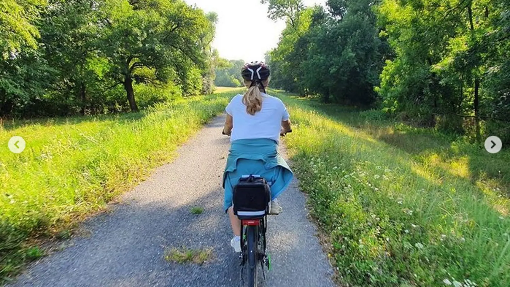 Prezidentka na bicykli
