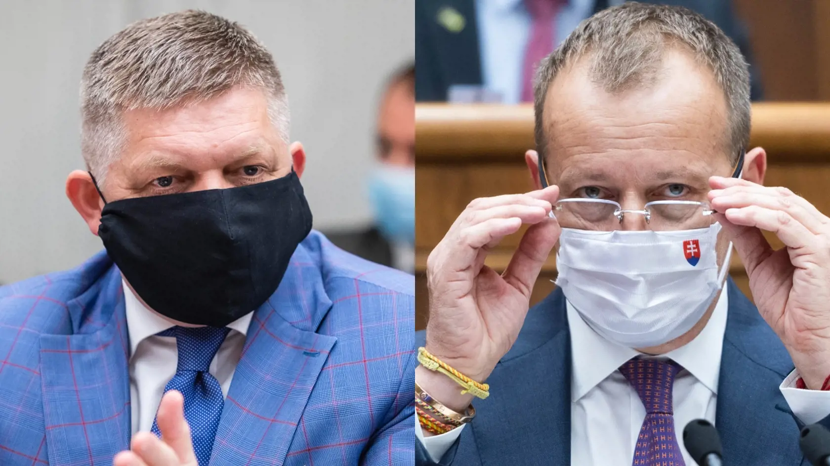 Robert Ficoa a Boris Kollár