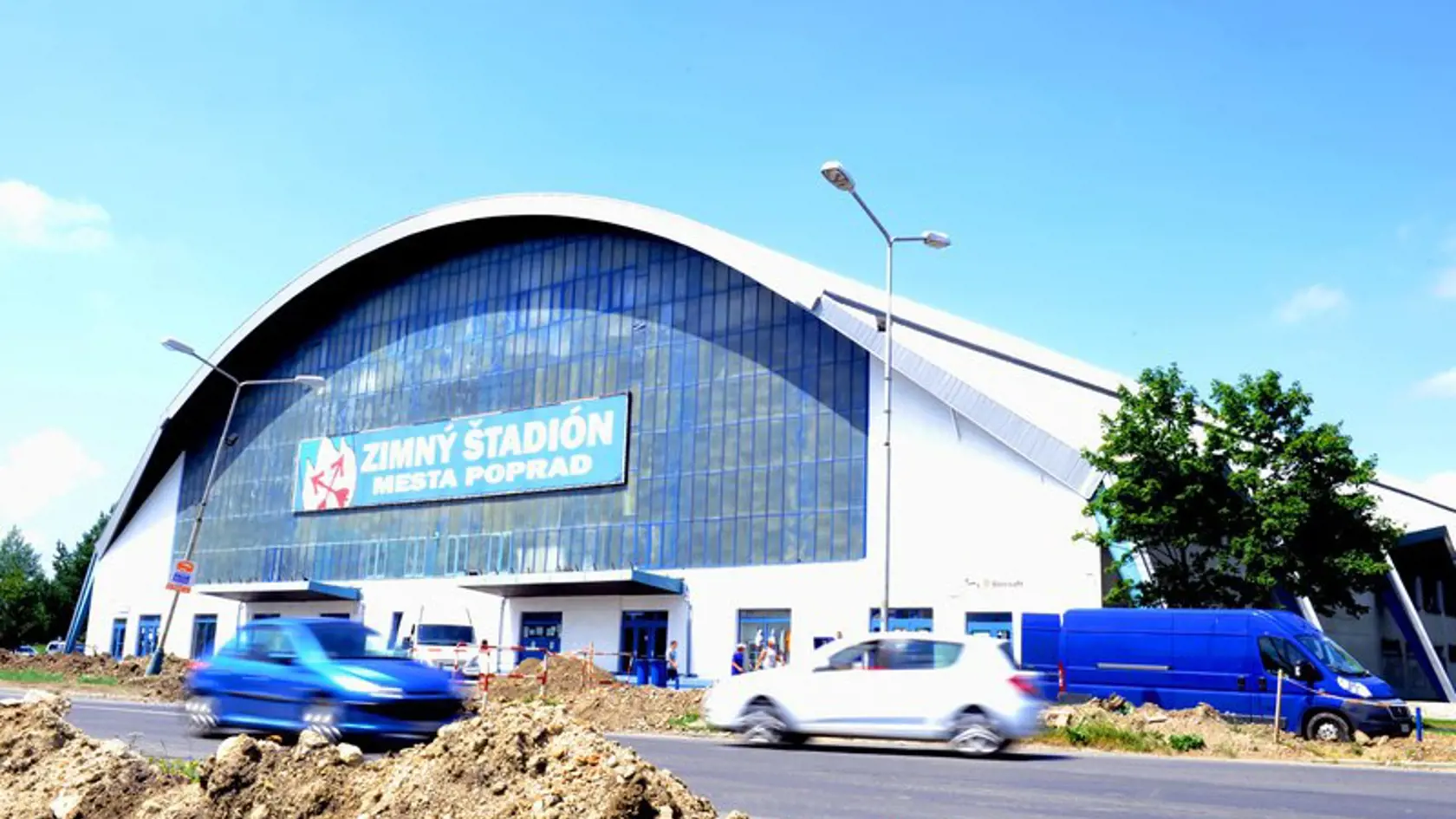 Na snímke zimný štadión mesta Poprad, 20. júla 2010.