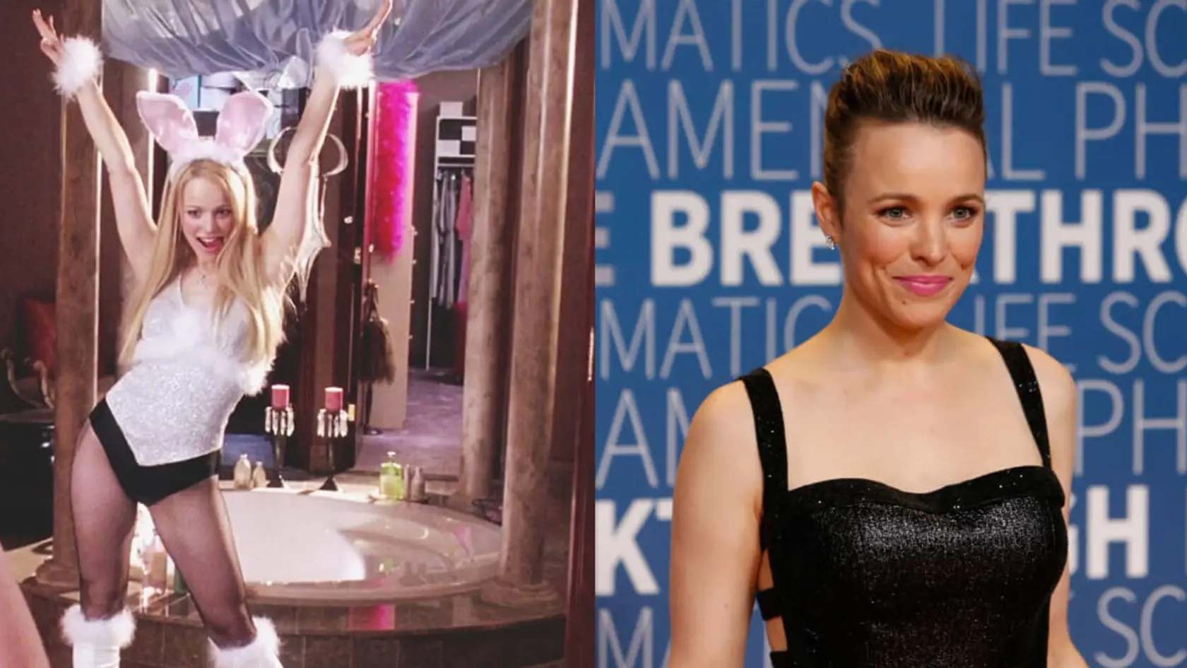 Rachel McAdams v tínedžerskej komédii Mean girls: Mala 25, keď točila úlohu stredoškoláčky. 