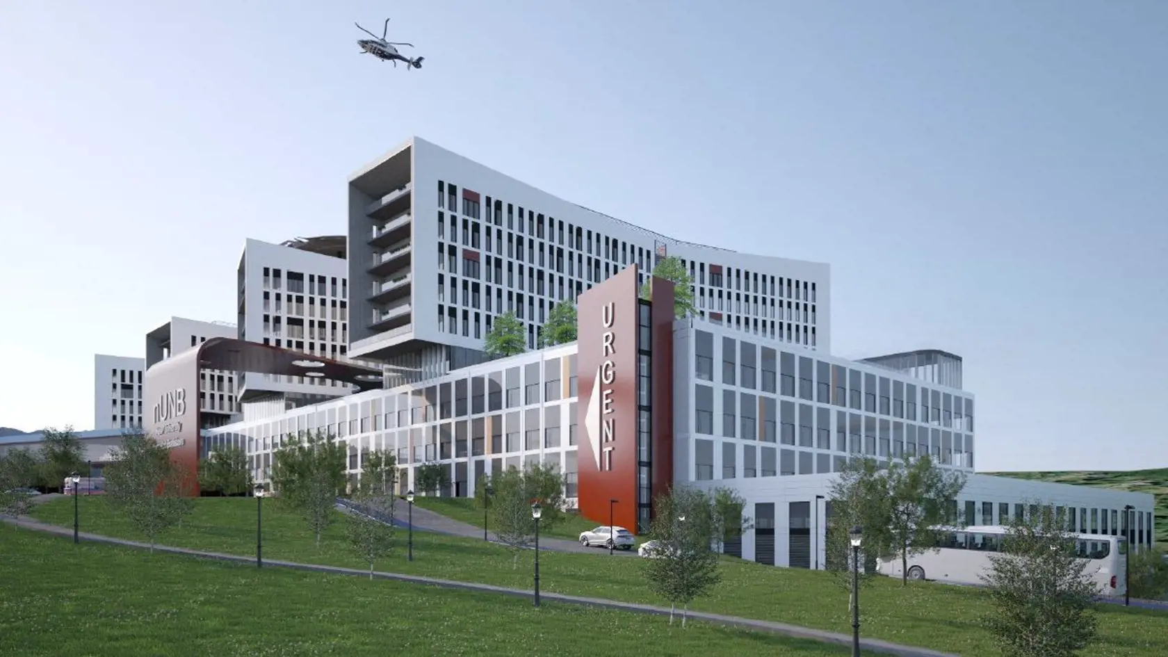 Architekti predstavili, ako bude nemocnica Rázsochy vyzerať.