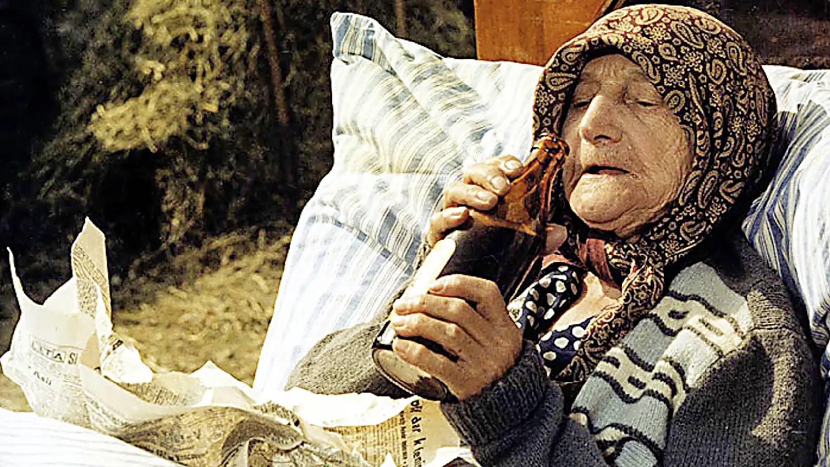 Fotky z trilógie Slunce, seno..., kde si VALERIE KAPLANOVÁ zahrala svojskú babičku
a privádzala do zúfalstva svoju filmovú dcéru HELENU RŮŽIČKOVÚ.