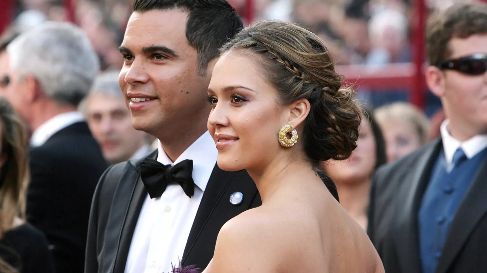 Cash,Warren,,Jessica,Alba,,In,Cartier,Earrings,,At,Red,Carpet-80th