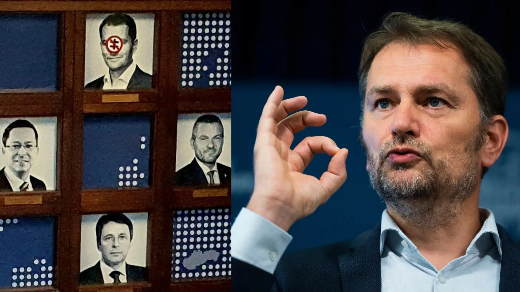 Na snímke sprava podpredseda vlády SR a minister financií Igor Matovič (OĽaNO)