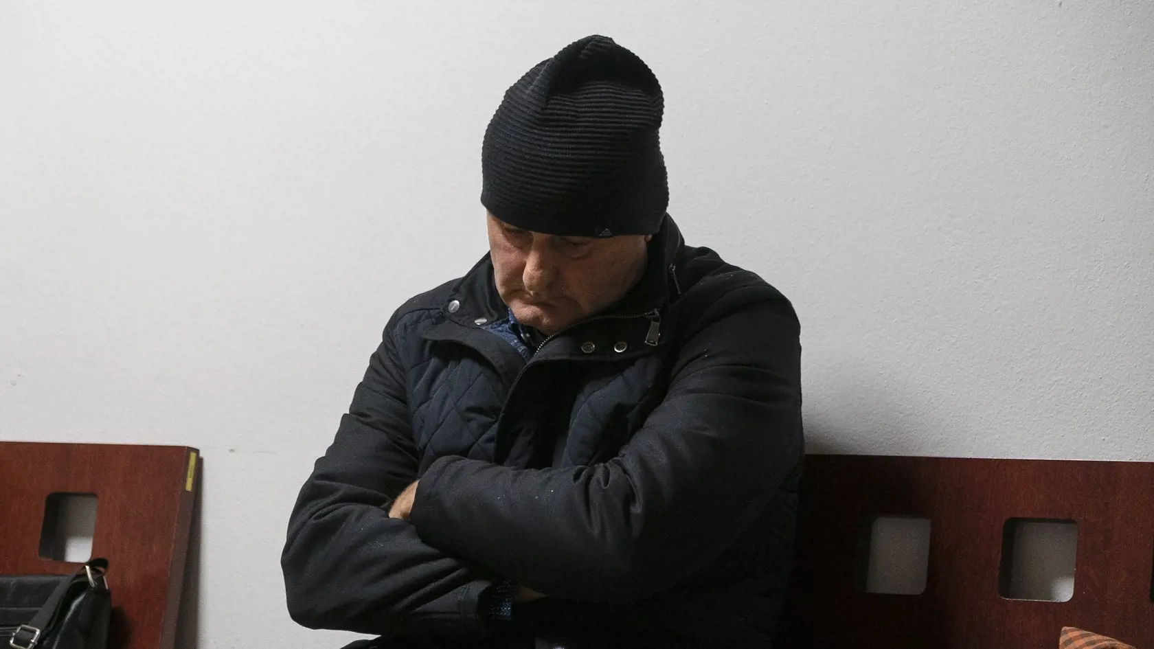 Pojednávanie s obžalovaným Štefanom Žigom v kauze Valčeky zo dňa 10. januára 2023. Na snímke je sexšéf finančnej kriminálnej jednotky NAKA Bernard Slobodník.