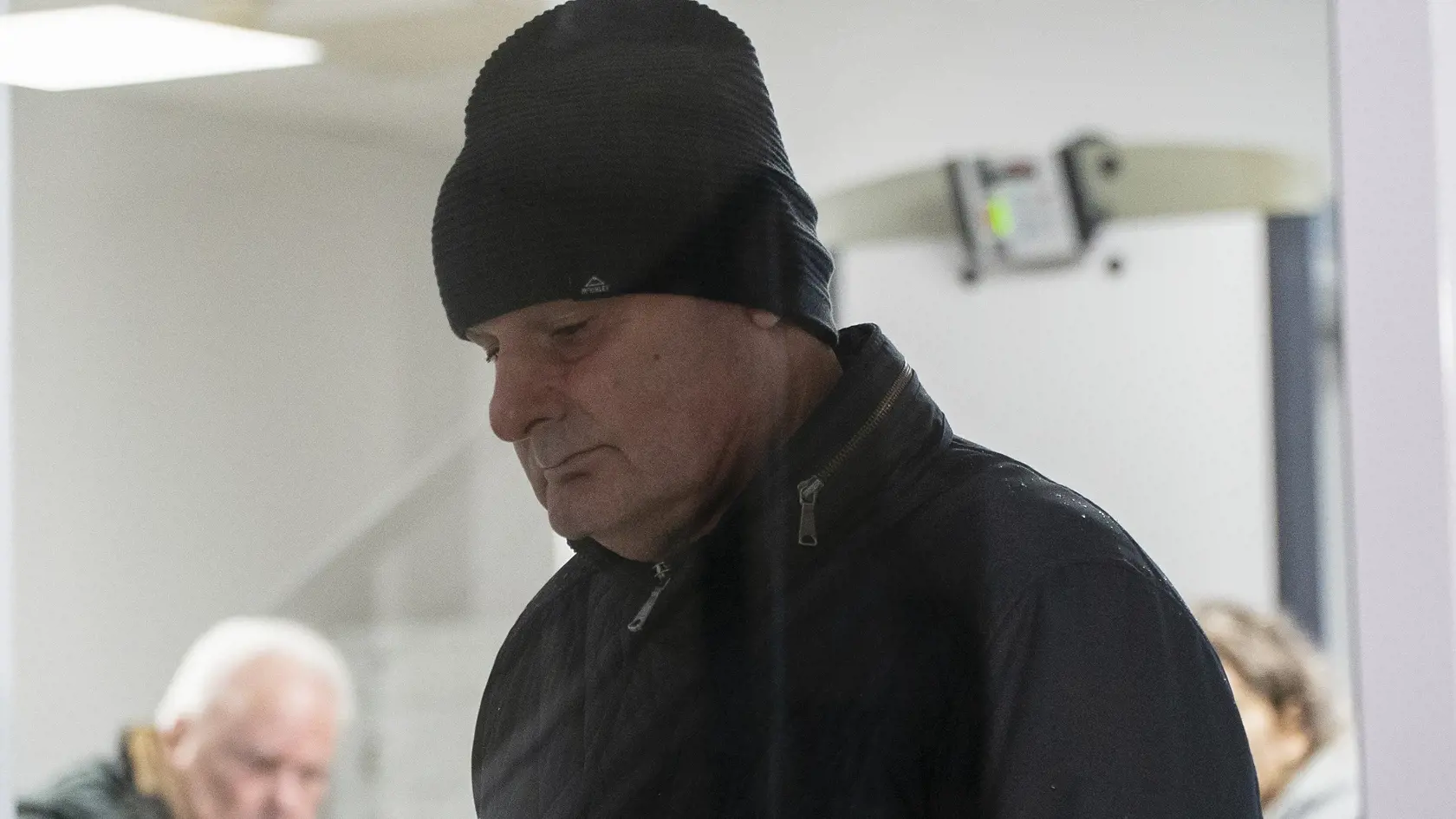 Pojednávanie s obžalovaným Štefanom Žigom v kauze Valčeky zo dňa 10. januára 2023. Na snímke je sexšéf finančnej kriminálnej jednotky NAKA Bernard Slobodník.