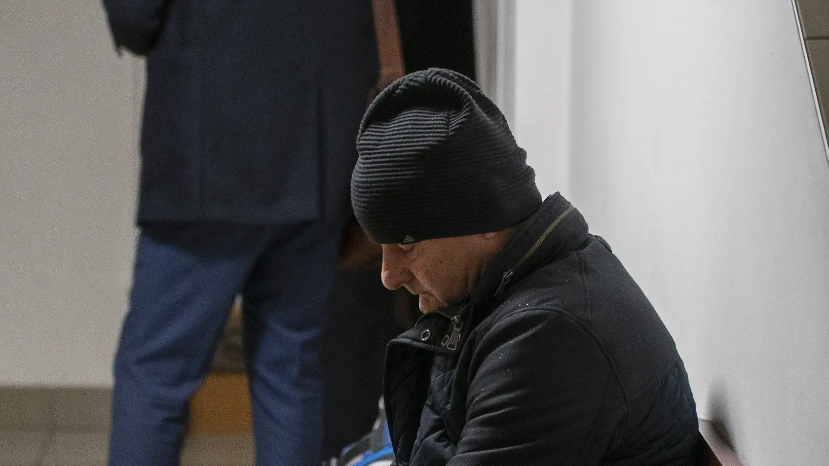 Pojednávanie s obžalovaným Štefanom Žigom v kauze Valčeky zo dňa 10. januára 2023. Na snímke je sexšéf finančnej kriminálnej jednotky NAKA Bernard Slobodník.