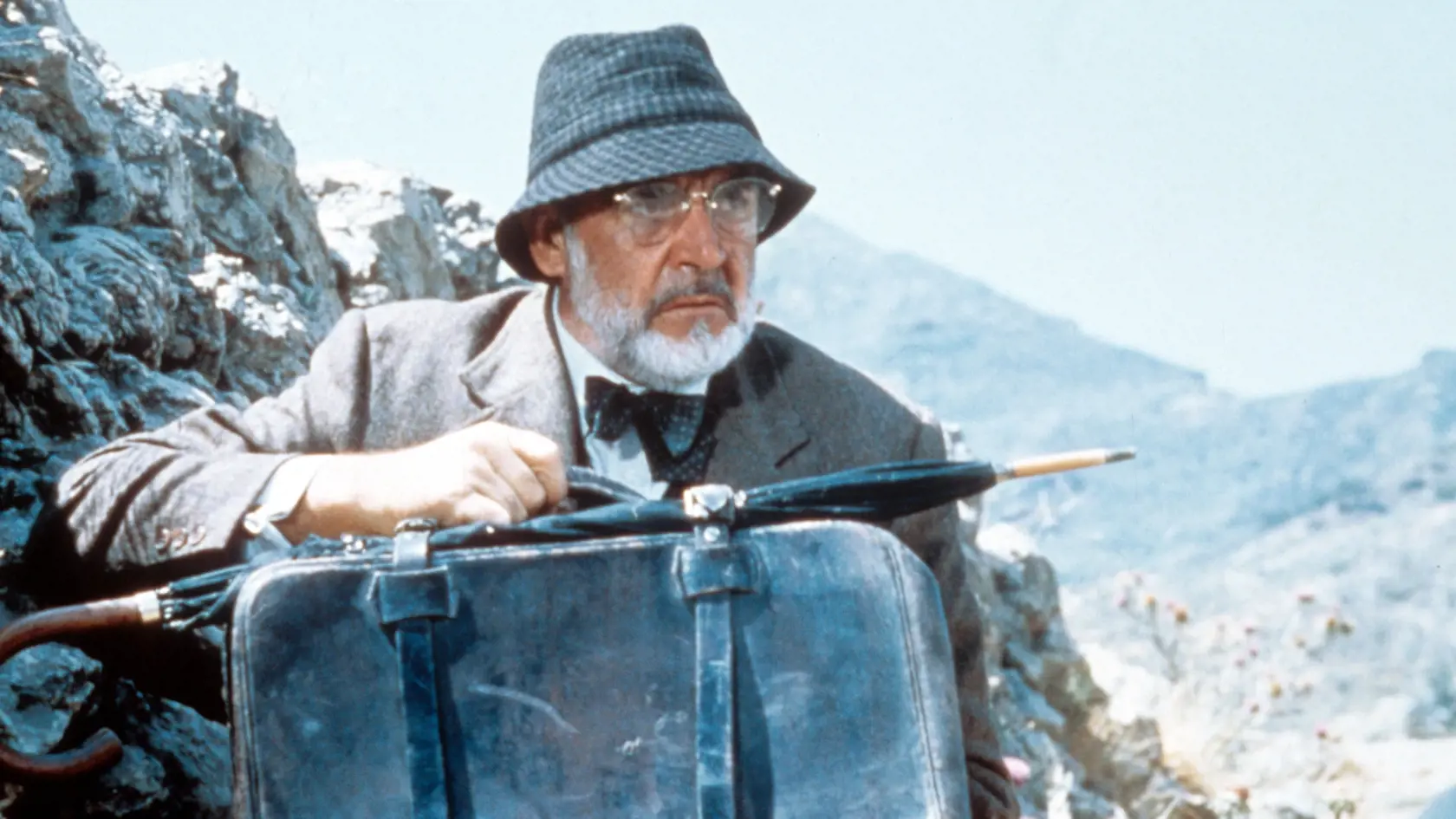 Sean Connery vo filme Indiana Jones a posledná krížová výprava