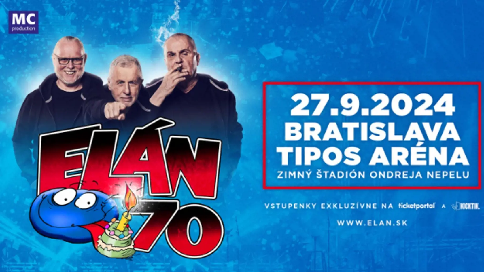 Budúci rok mali byť dva veľké koncerty Elánu pri príležitosti Patejdlovej a Rážovej 70-ky.