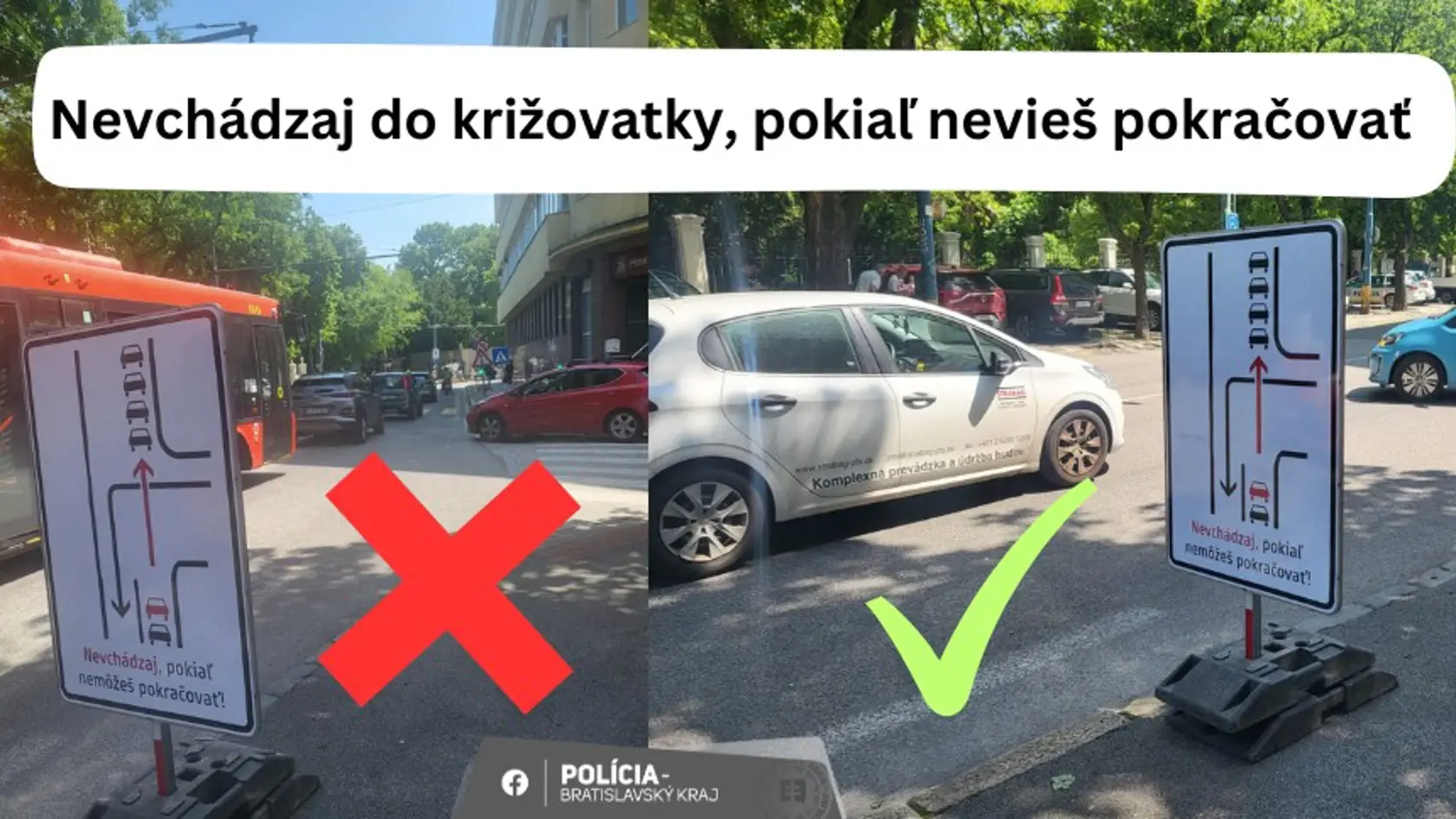 V súčasnosti je takého dočasné dopravné zariadenie umiestnené na križovatke ulíc 29.  Augusta – Cukrová.