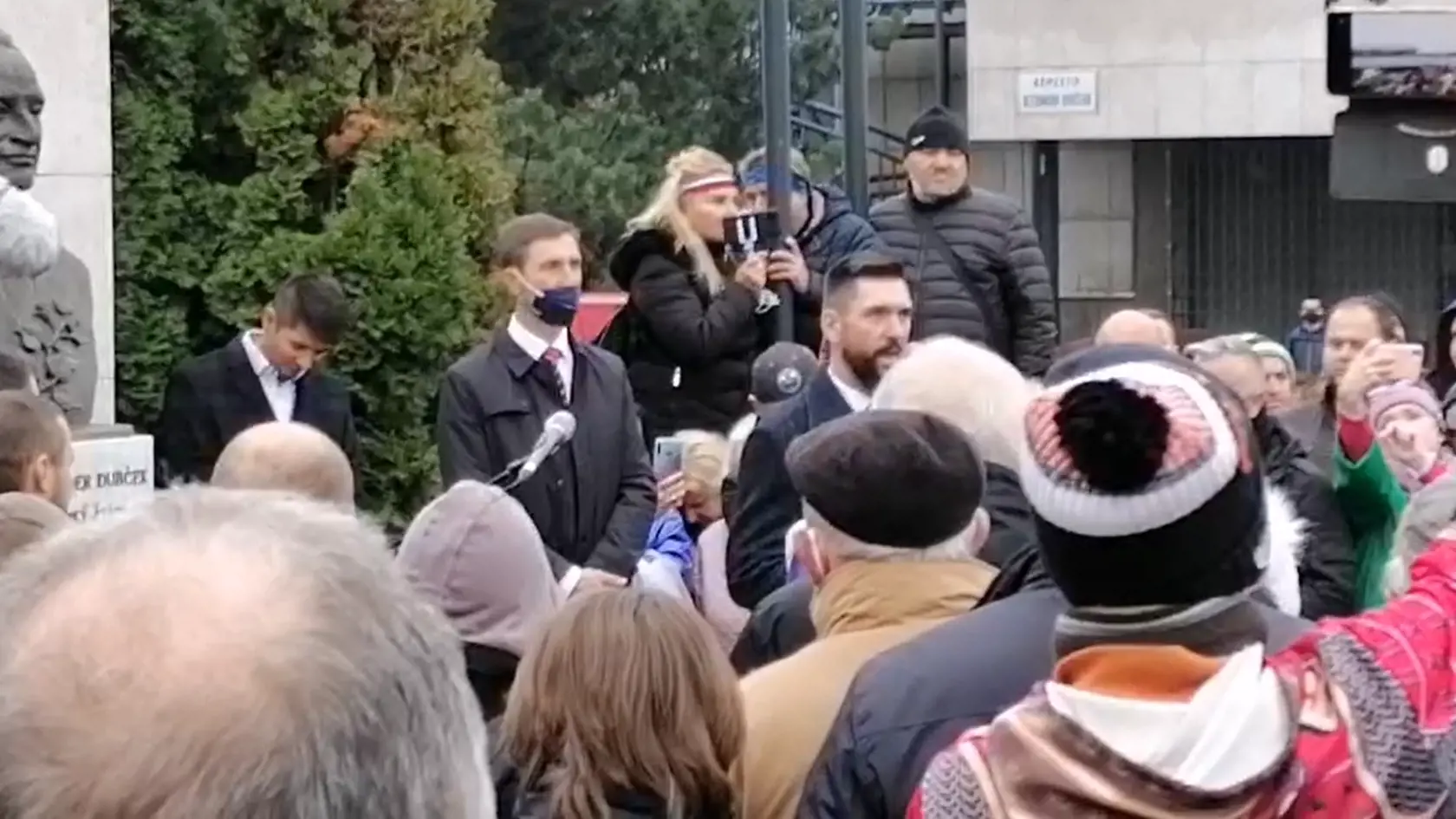 Protivládne protesty v Bratislave.