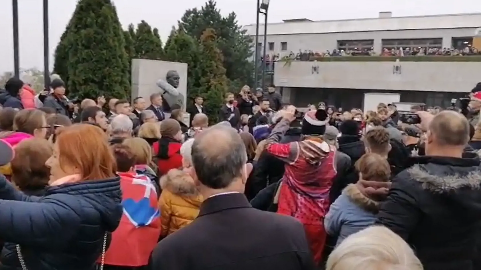 Protivládne protesty v Bratislave.
