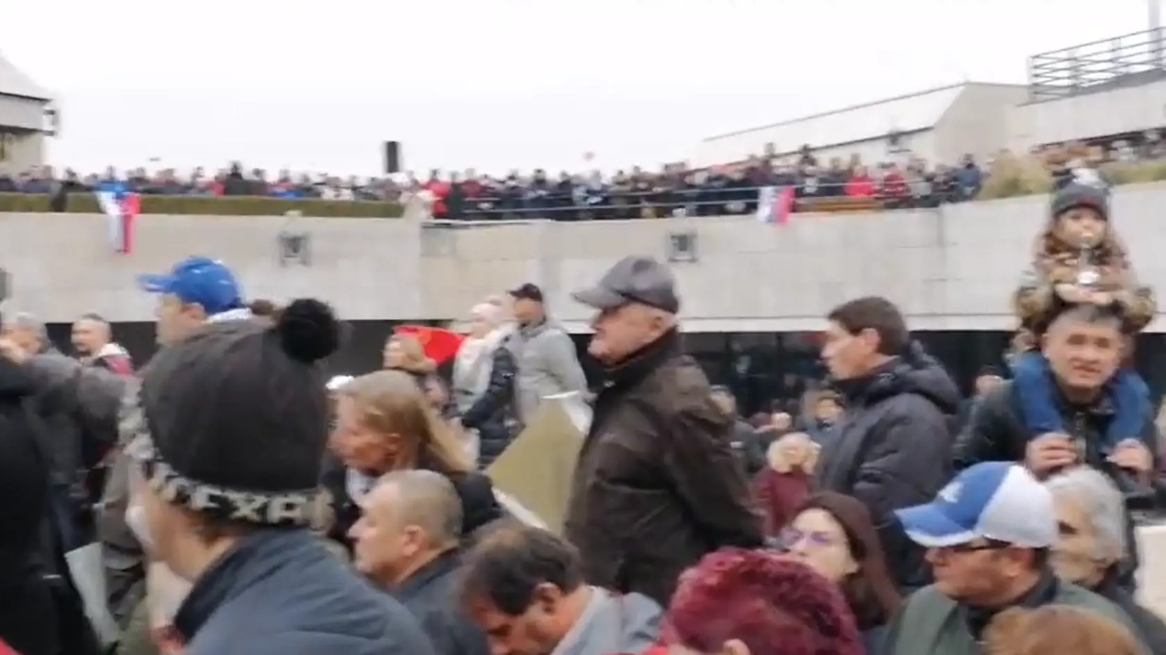 Protivládne protesty v Bratislave.