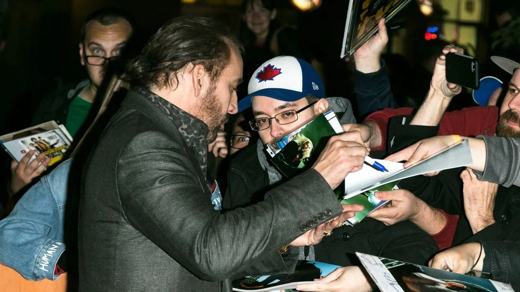 Nicolas Cage attends the premiere of 'Mom And Dad' during the 42nd Toronto International Film Festival, tiff, at Ryerson Theatre in Toronto, Canada, on 09 September 2017.  (0)  HB00383, Image: 349044694, License: Rights-managed, Restrictions: DEU, AUT, SWI OUT- Fee Payable Upon Reproduction - For queries contact Avalon.red - sales@avalon.red  London: +44 (0) 20 7421 6000  Los Angeles: +1 (310) 822 0419  Berlin: +49 (0) 30 76 212 251, Model Release: no, Credit line: Profimedia, UPPA News