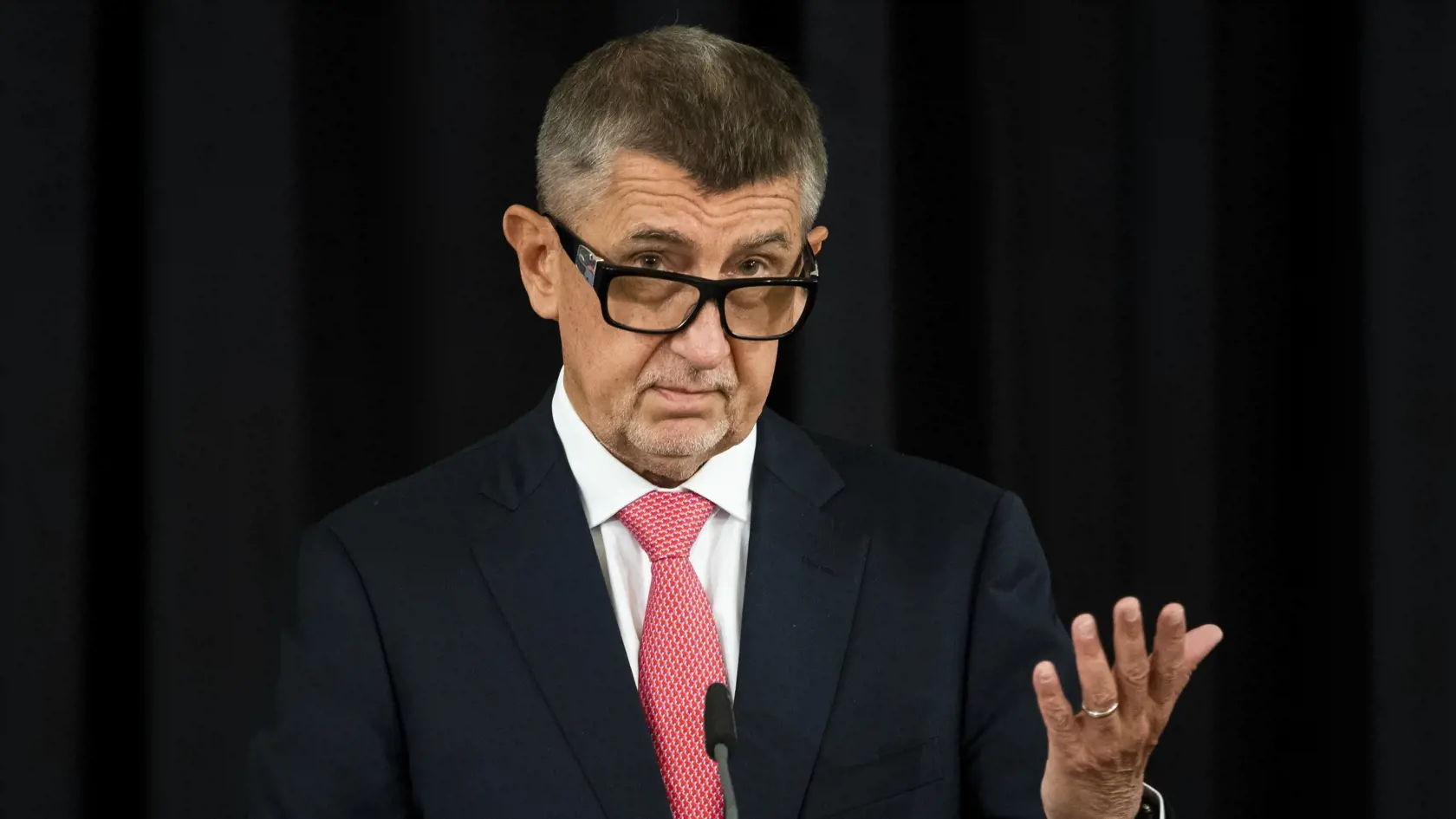 Na snímke predseda vlády ČR Andrej Babiš