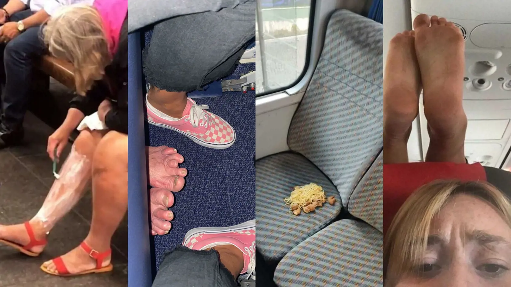 Cestovanie verejnou dopravou je pre mnohým prirodzenou súčasťou bežných dní. Nájdu sa však aj takí, ktorí si v MHD urobia pohodlie takmer ako doma a zabúdajú, že na verejnosti nie sú sami. Pozrite si prípady, keď ľudia očividne zabudli na pravidlá slušného správania.
