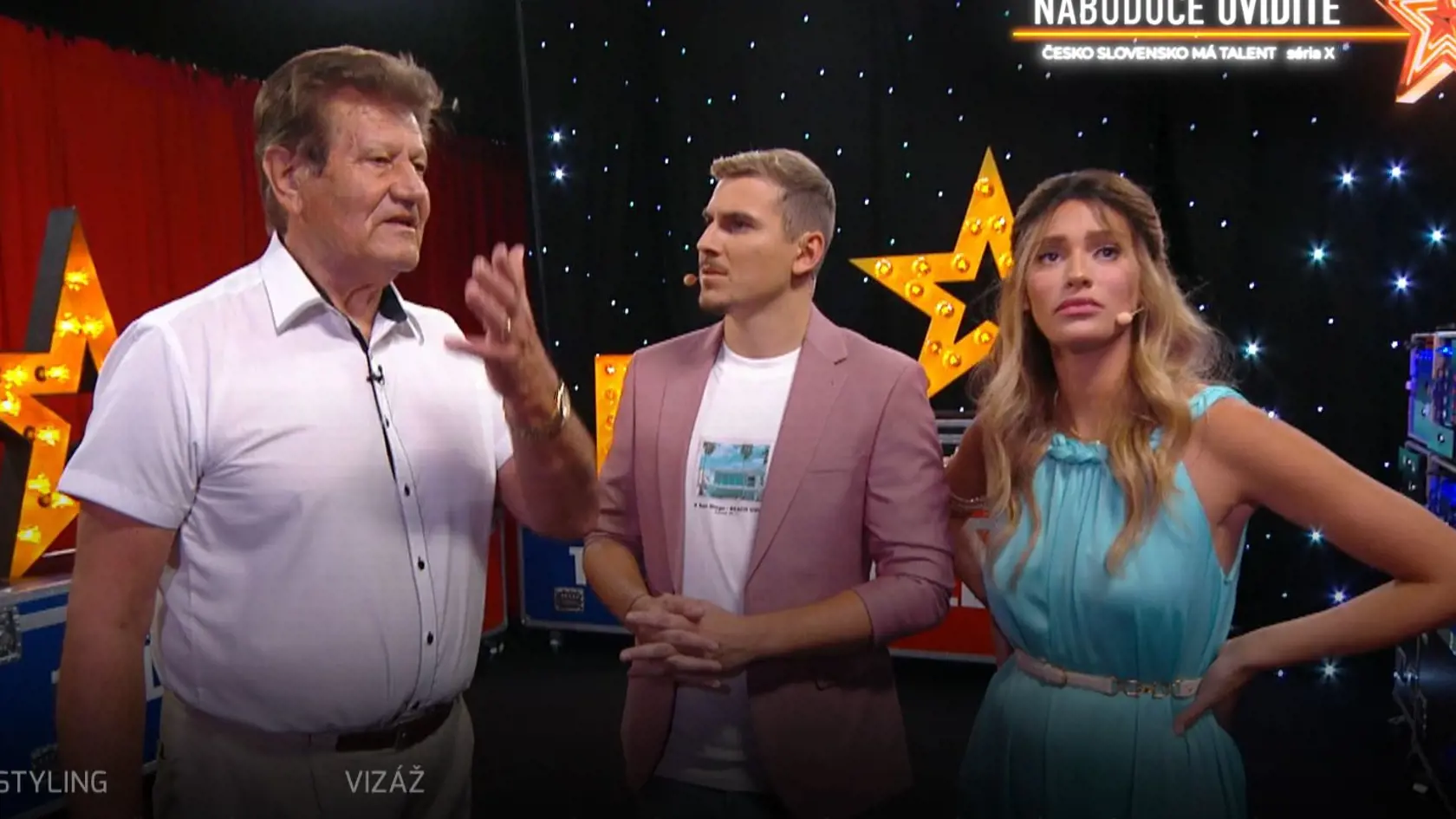 Jozef Pátrovič bol zo svojho "brata" v šoku. Rovnako aj moderátorka Jasmina Alagič.