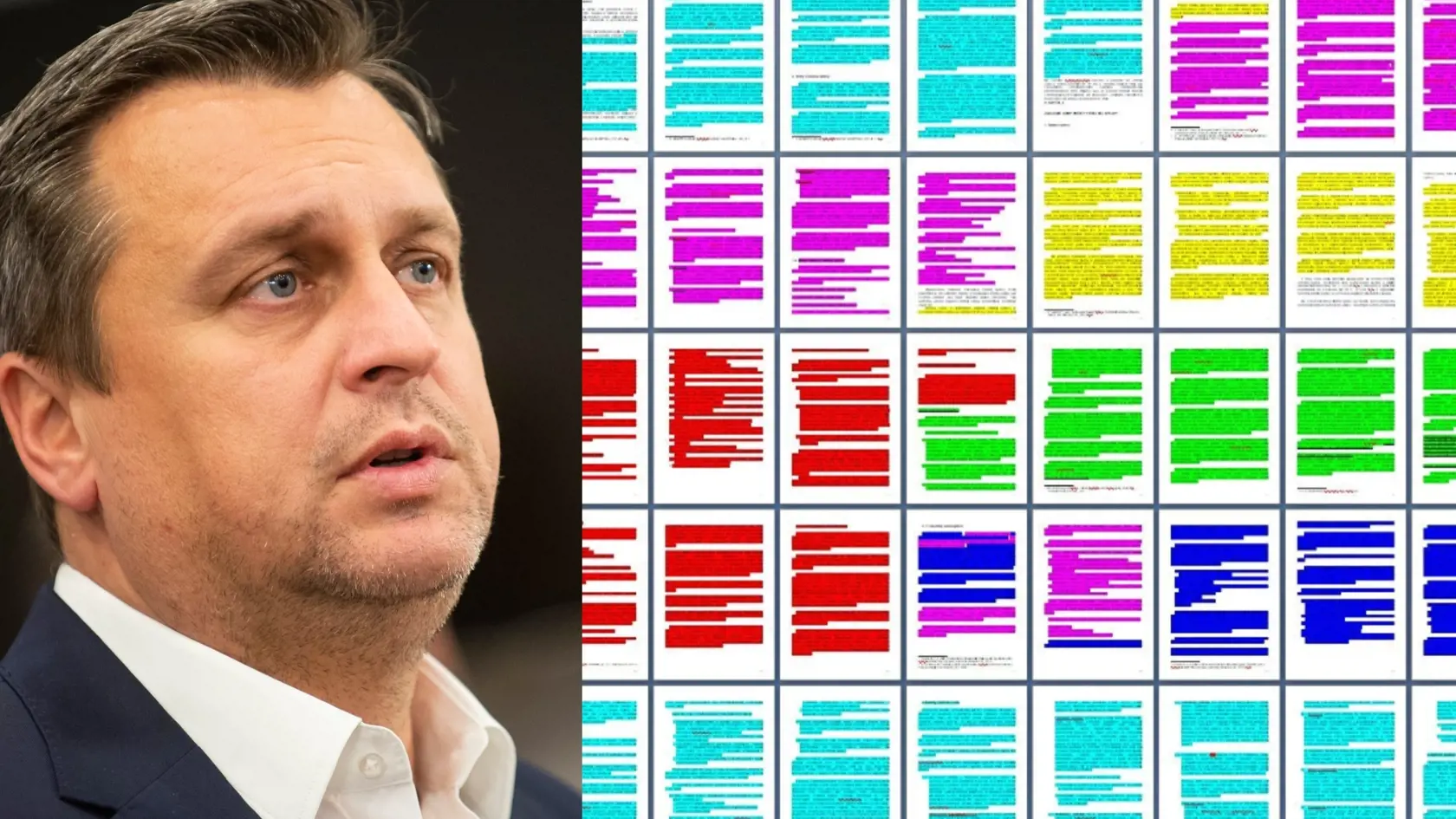 Pekne na obrázku: Ondrej Dostál si dal námahu a farebne označil všetky nepôvodné state v Dankovej rigorózke.