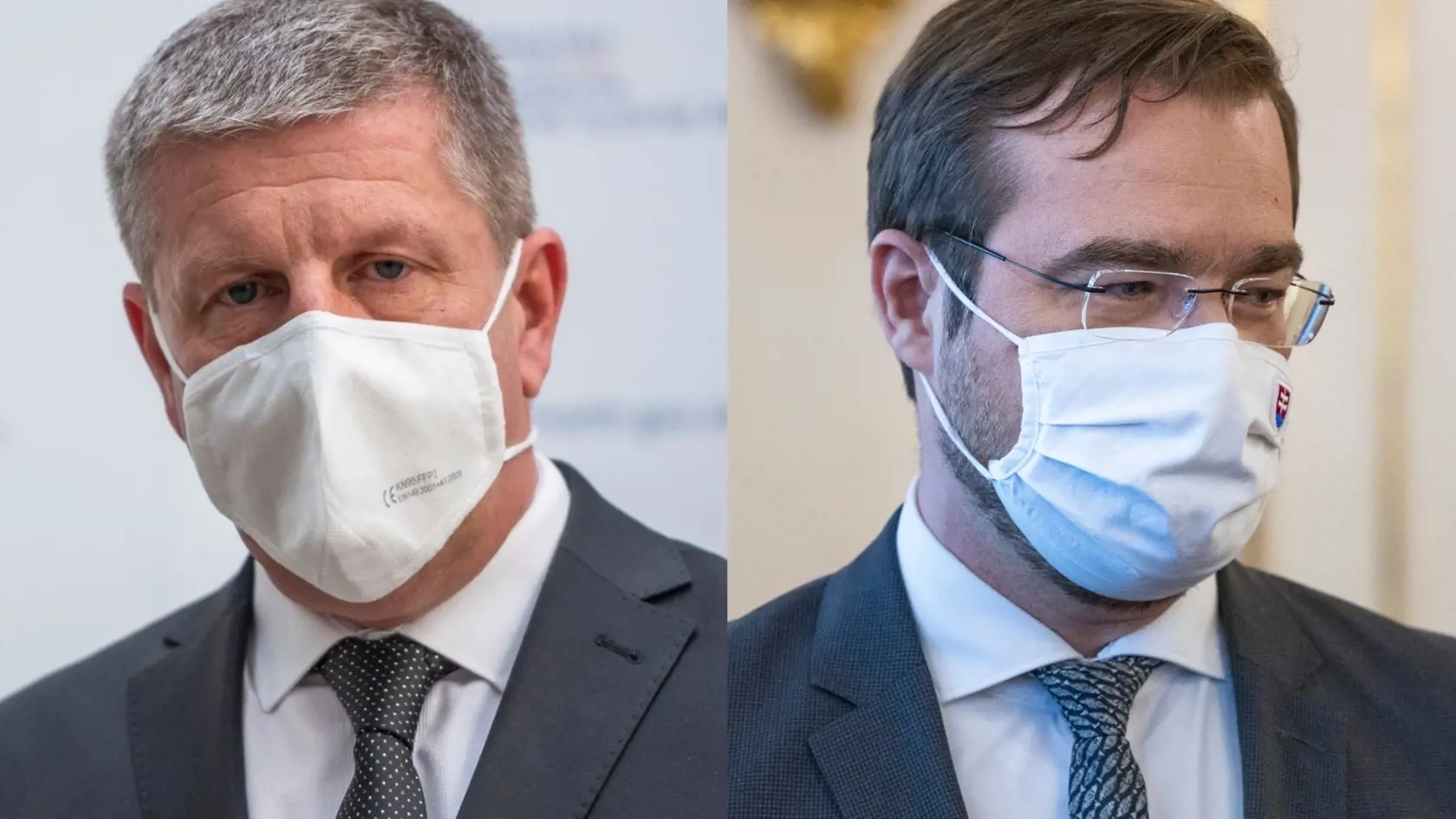 Súčasný a bývalý minister zdravotníctva Vladimír Lengvarský a Marek Krajčí.