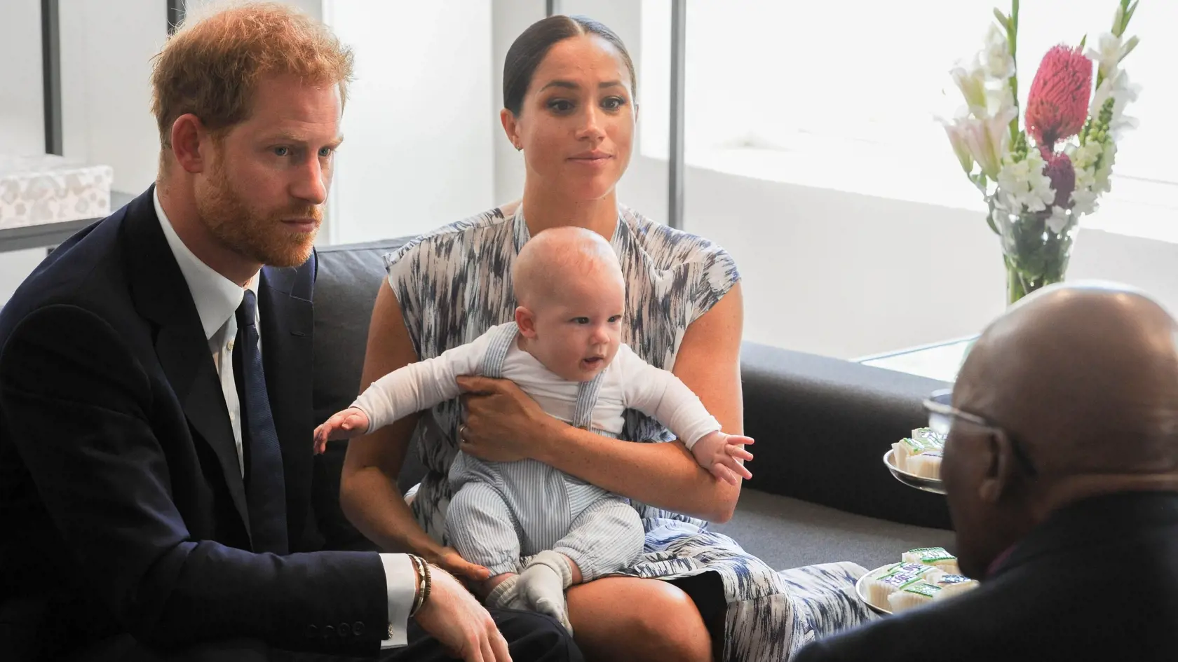 Princ Harry, Meghan a ich syn Archie.