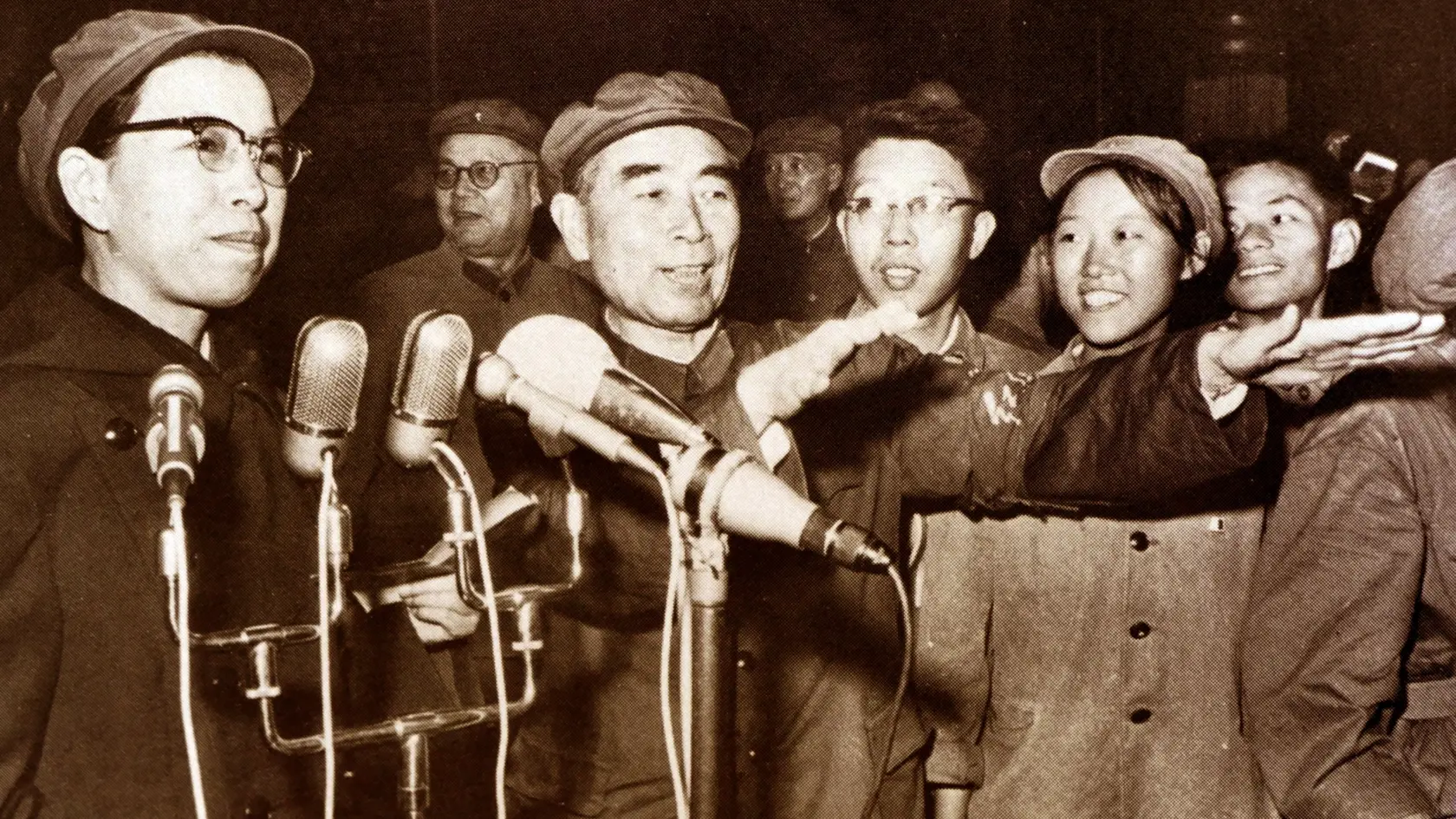 Mao Ce-tung s manželkou