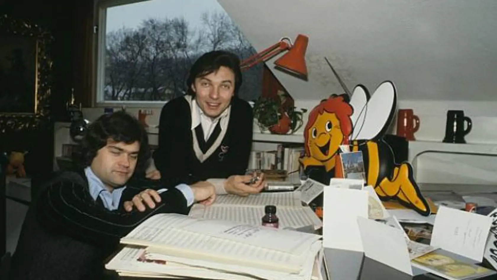 Nerozlučná dvojica Karel Gott  a Karel Svoboda. Obaja sú už v hudobnom nebi.