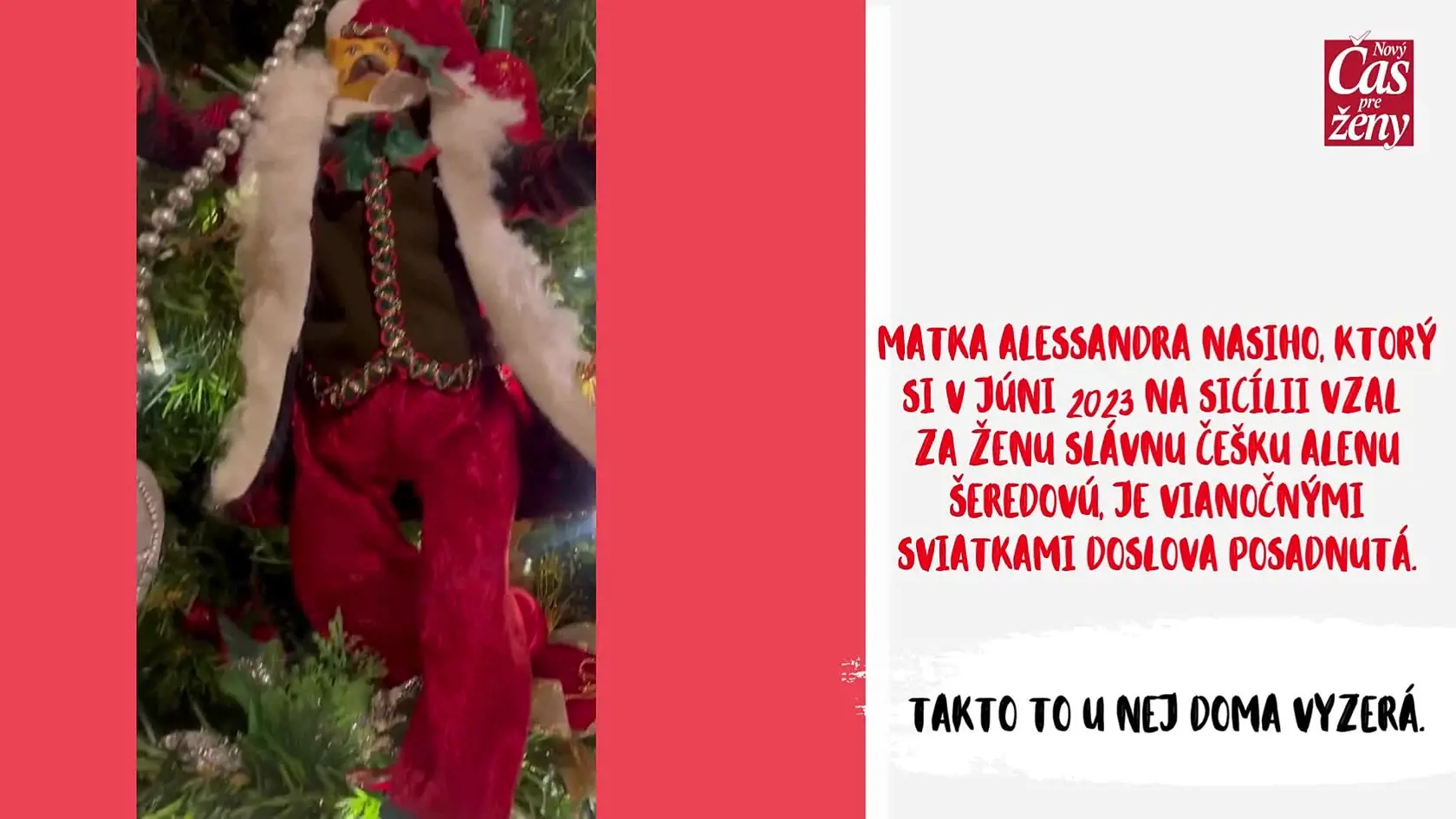 Bohatá svokra Aleny Šeredovej je POSADNUTÁ Vianocami! Pozrite, čo doma má.