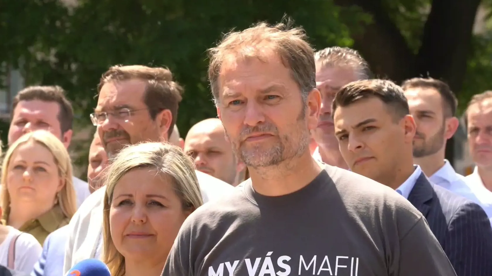 Líder OĽaNO a priatelia Igor Matovič zažil nepríjemný trapas počas predstavenia zloženia kandidátnej listiny do septembrových parlamentných volieb.