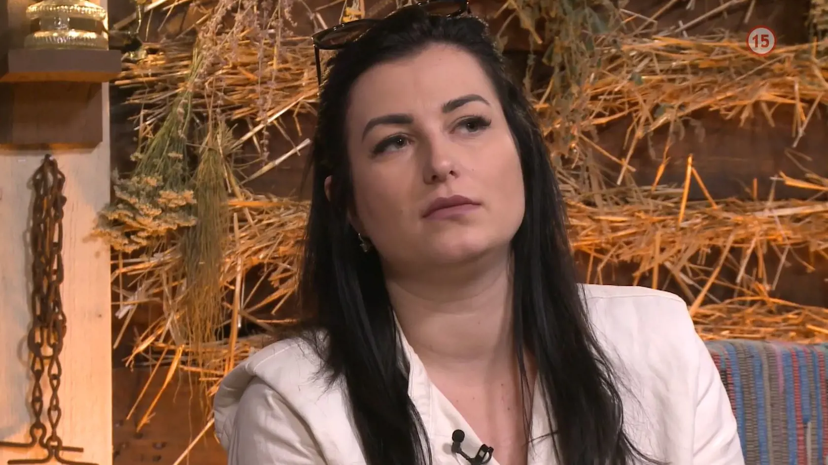 Vypadnutá farmárka Tereza v relácii Martina Šmahela Farma Extra.