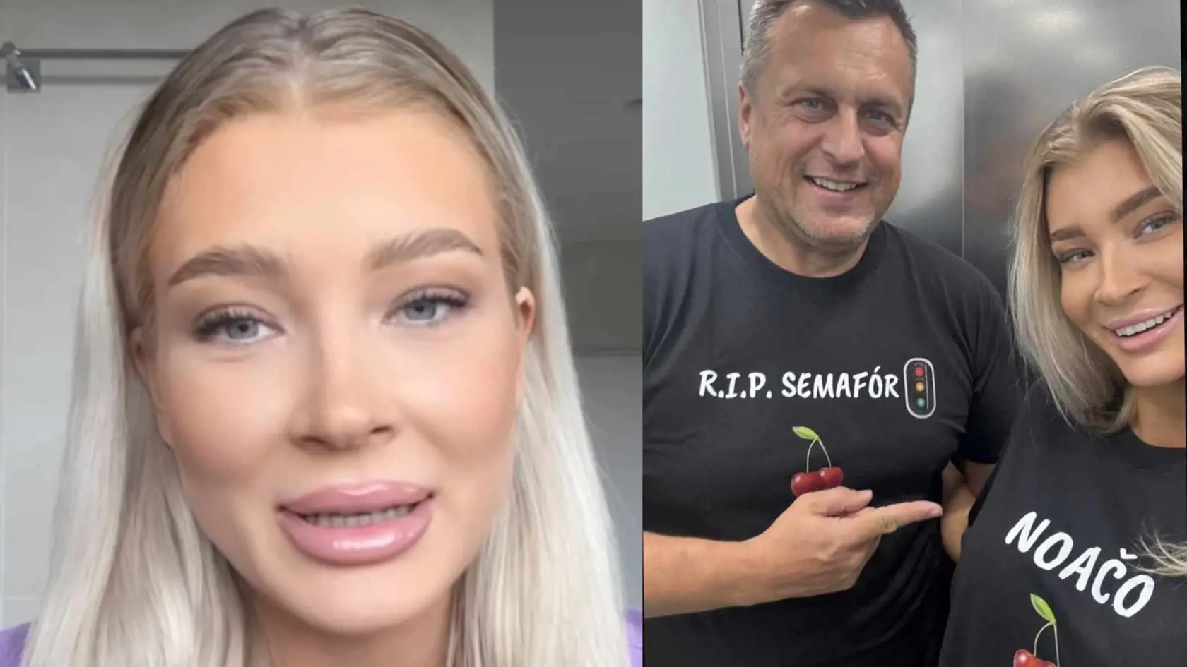 Danko s frajerkou v tričkách so semaforom nasrdili Slovákov