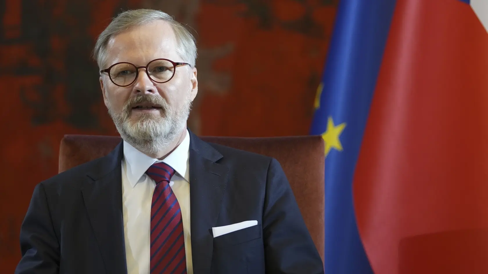 Český premiér Petr Fiala.