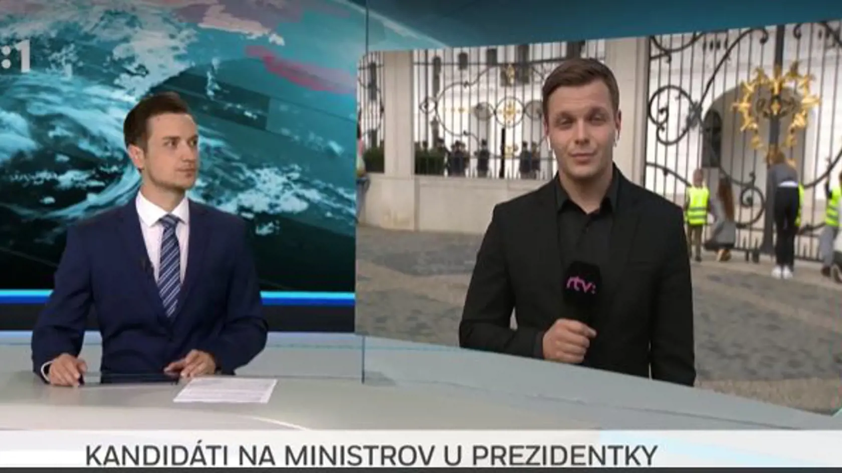 Kamil Konkoľ moderuje správy RTVS o 12.