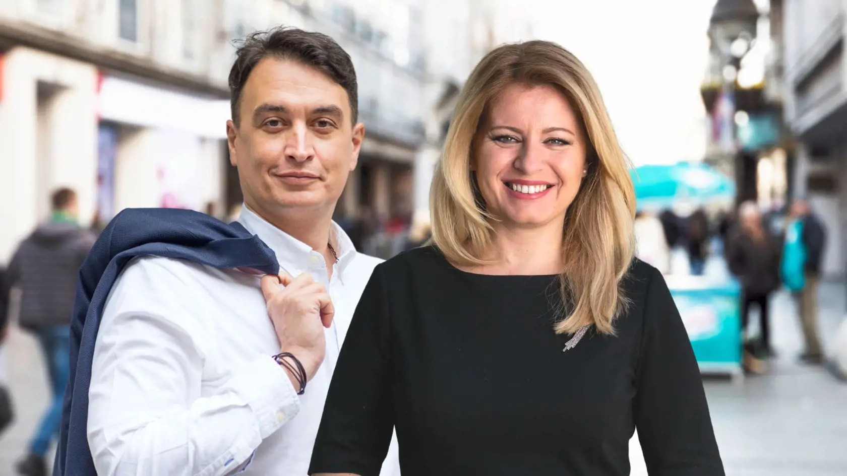 Juraj Rizman a Zuzana Čaputová