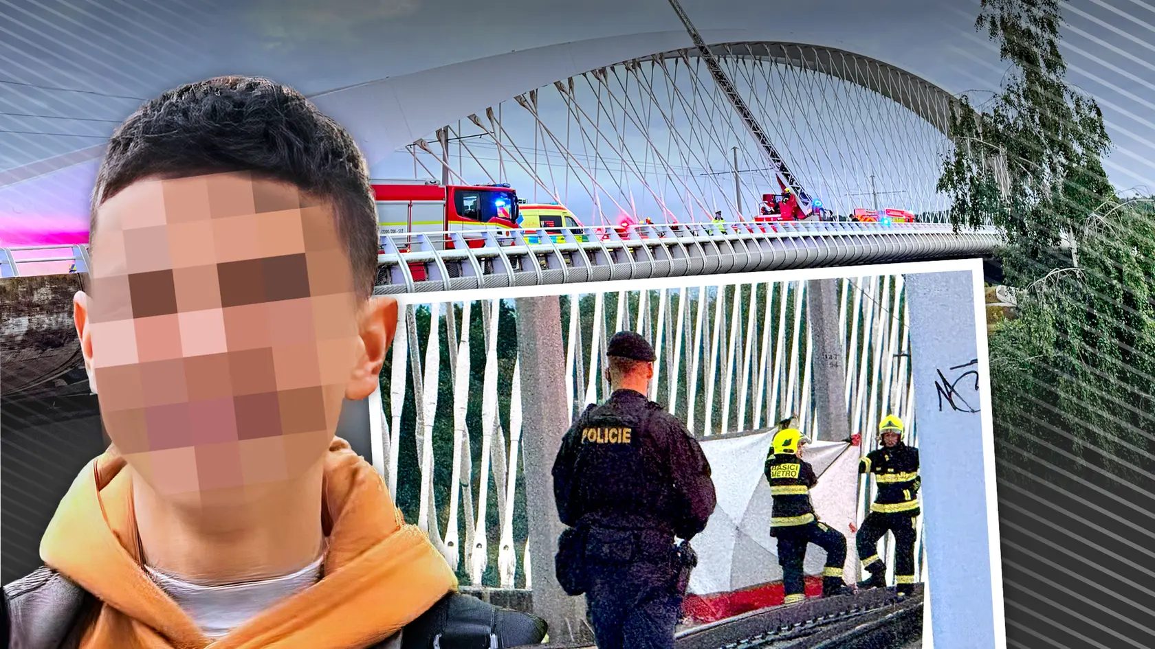 Tínedžer Juraj († 16) zomrel na Trojskom moste v Prahe.