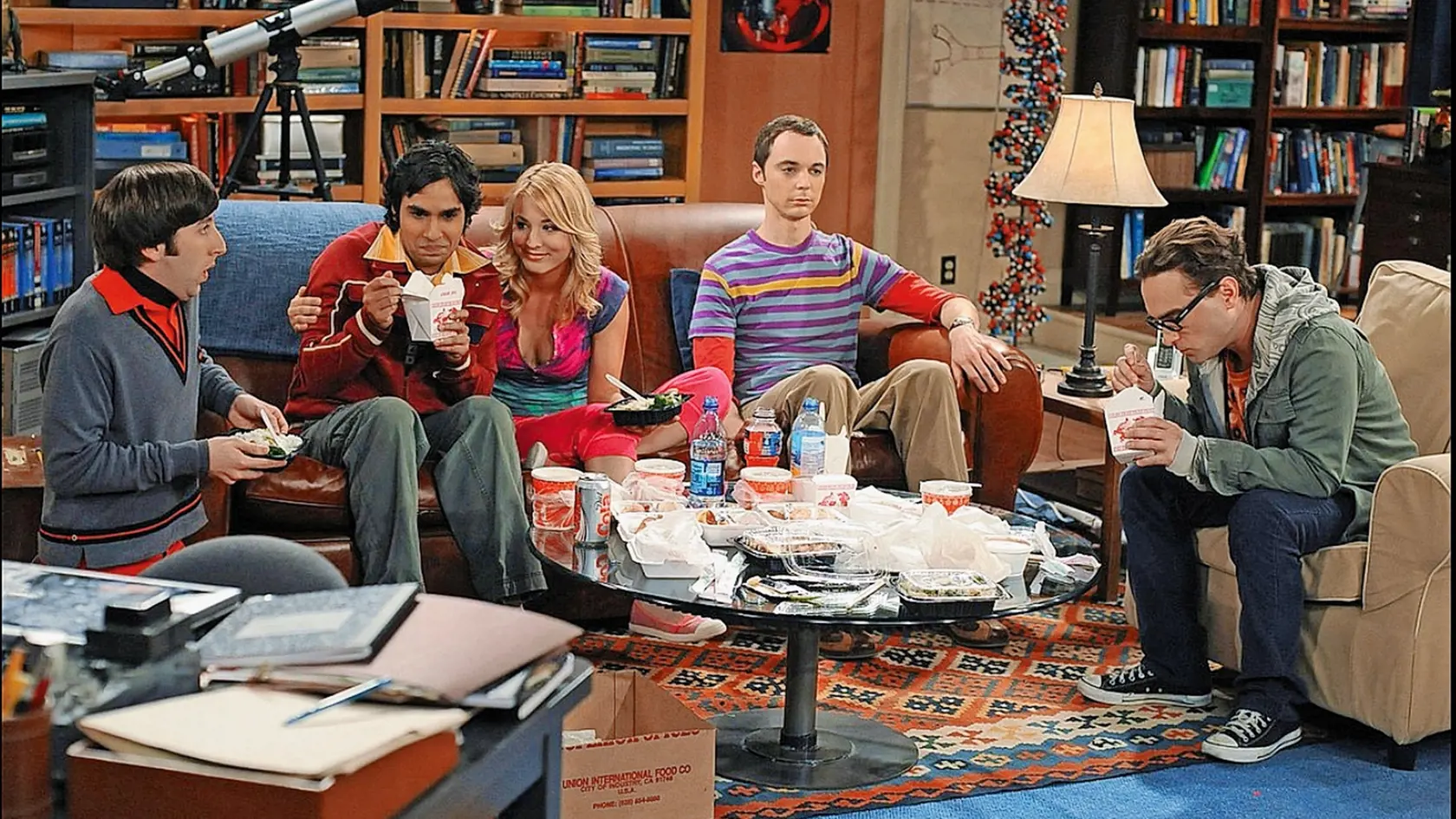 Odhad hodnoty majetku: Kaley Cuocová, Jim Parsons, Kunal Nayyar, Johny Galecki a Simon Helberg.