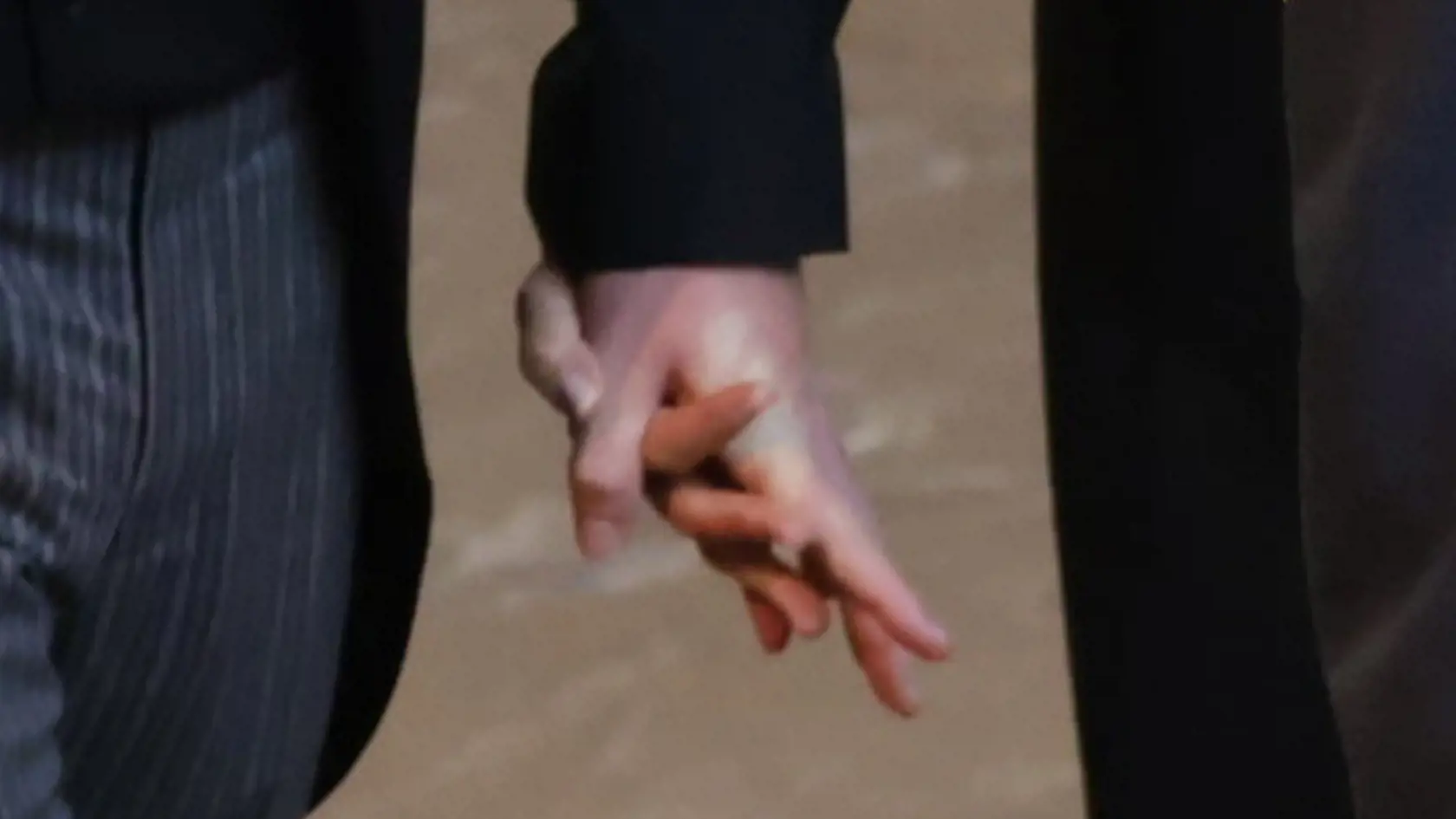 Harry a Meghan sa aj napriek konvenciám držali za ruky.