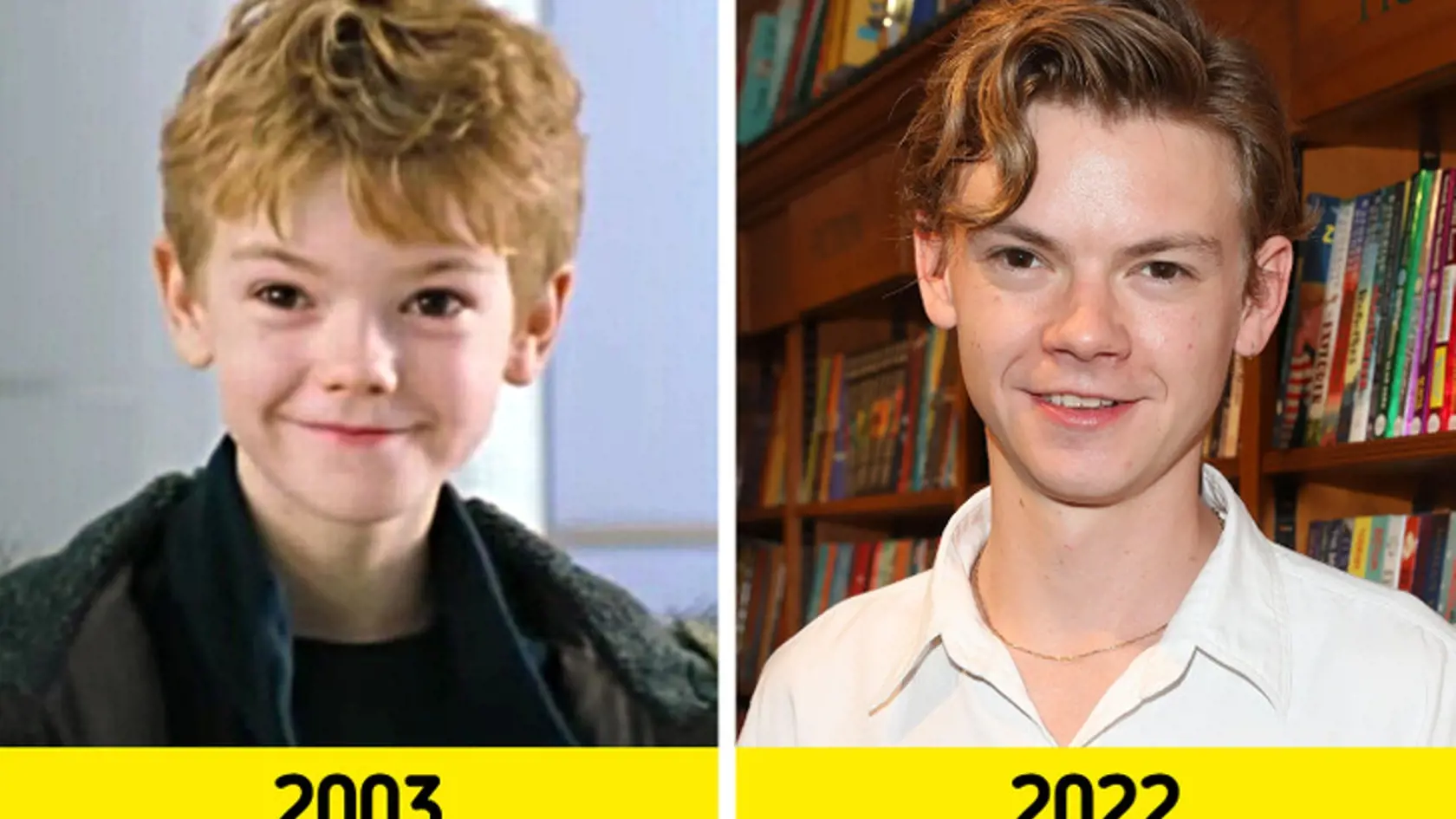 Vo filme "Láska nebeská" sa po boku Colina Firtha a Hugha Granta objavil aj mladší herecký kolega Thomas Bridie-Sangster. Okrem toho účinkoval aj vo filme o nezbedných deťoch, "Kúzelná opatrovateľka". Dnes má už 32 rokov a herectvu sa venuje stále, je známy napríklad vďaka seriálom "Hry o tróny" a "Dámsky gambit".