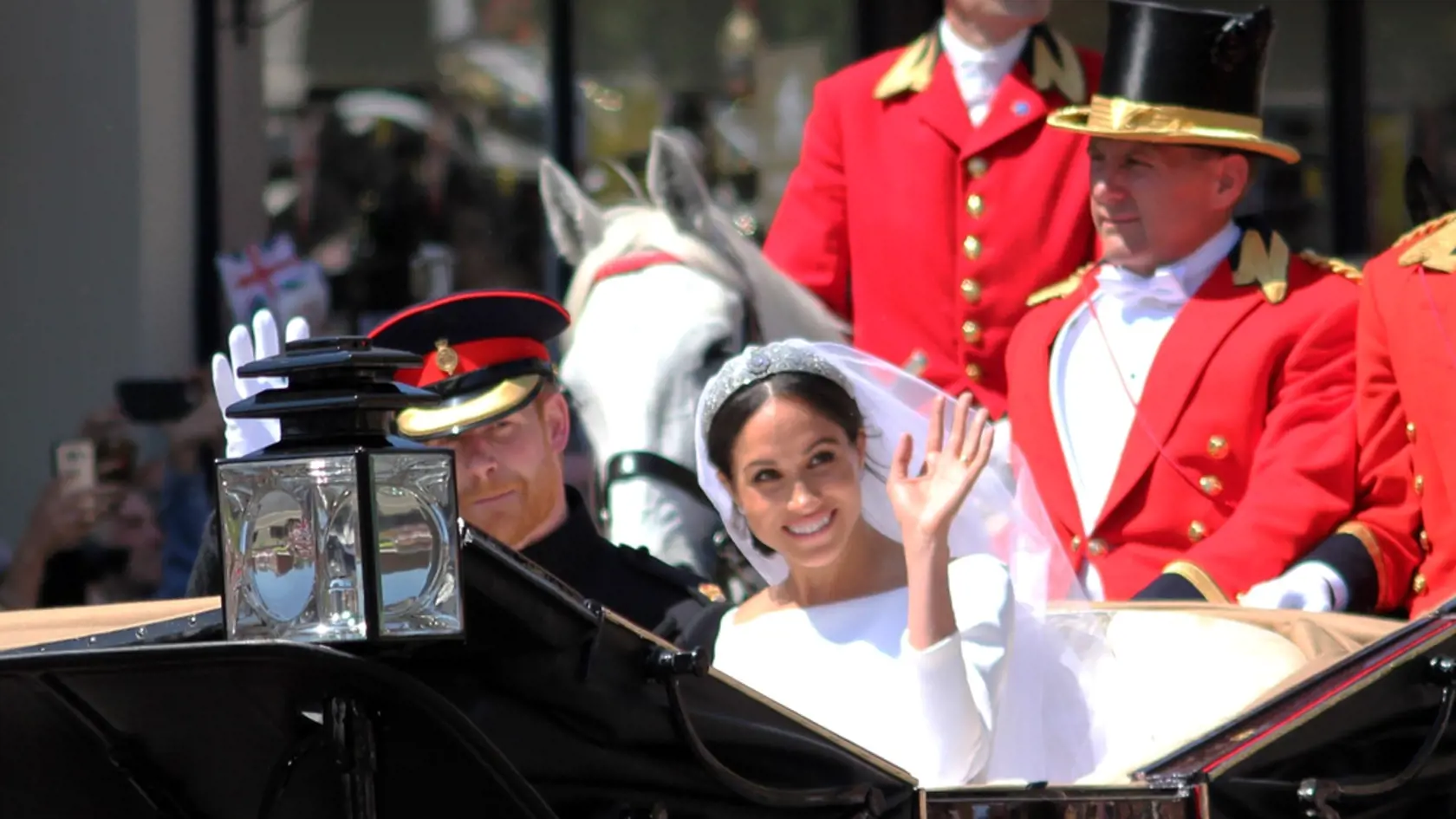 Svadba princa Harryho a Meghan v roku 2018.