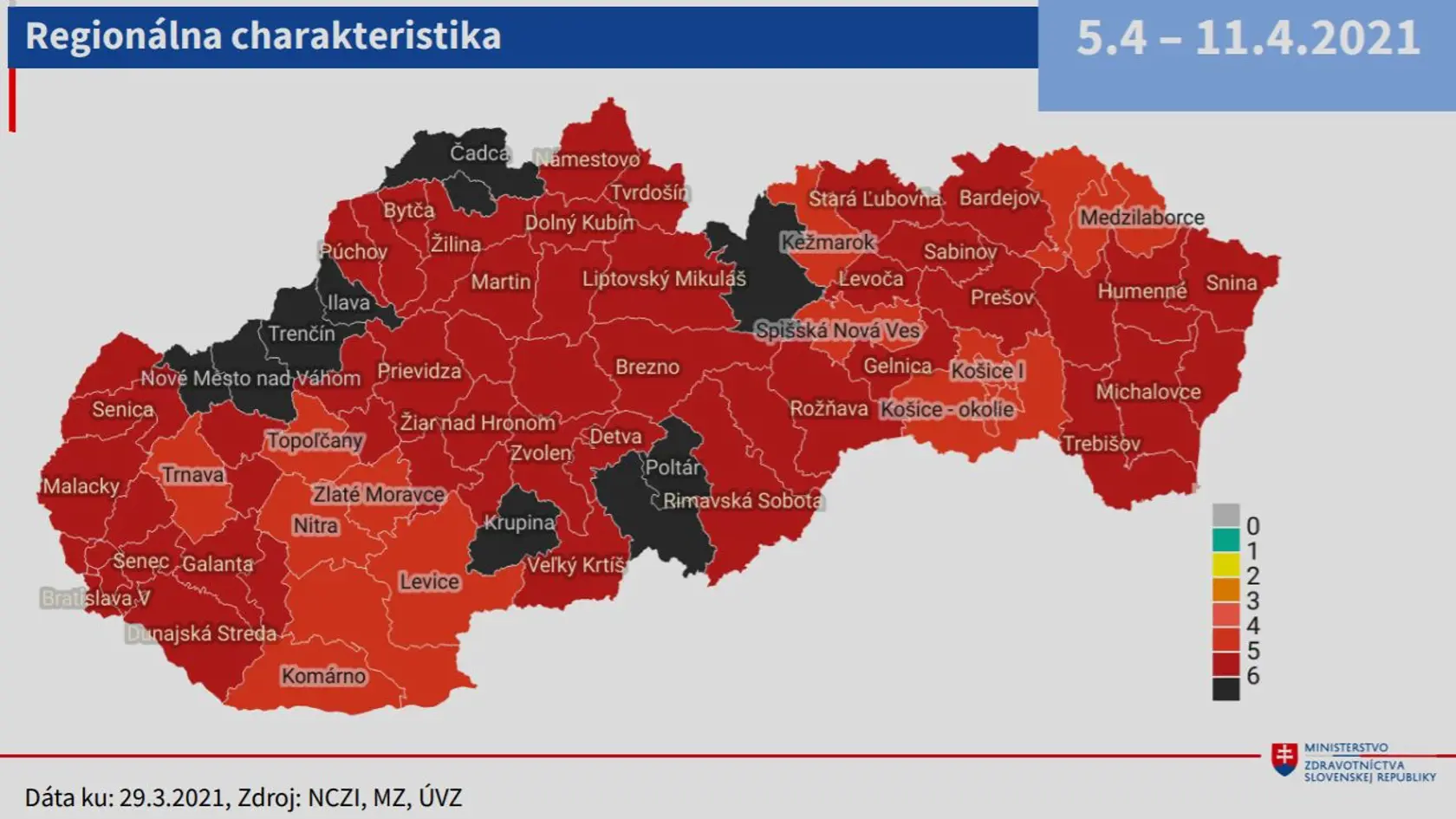 Toto je mapa platná do konca týždňa.