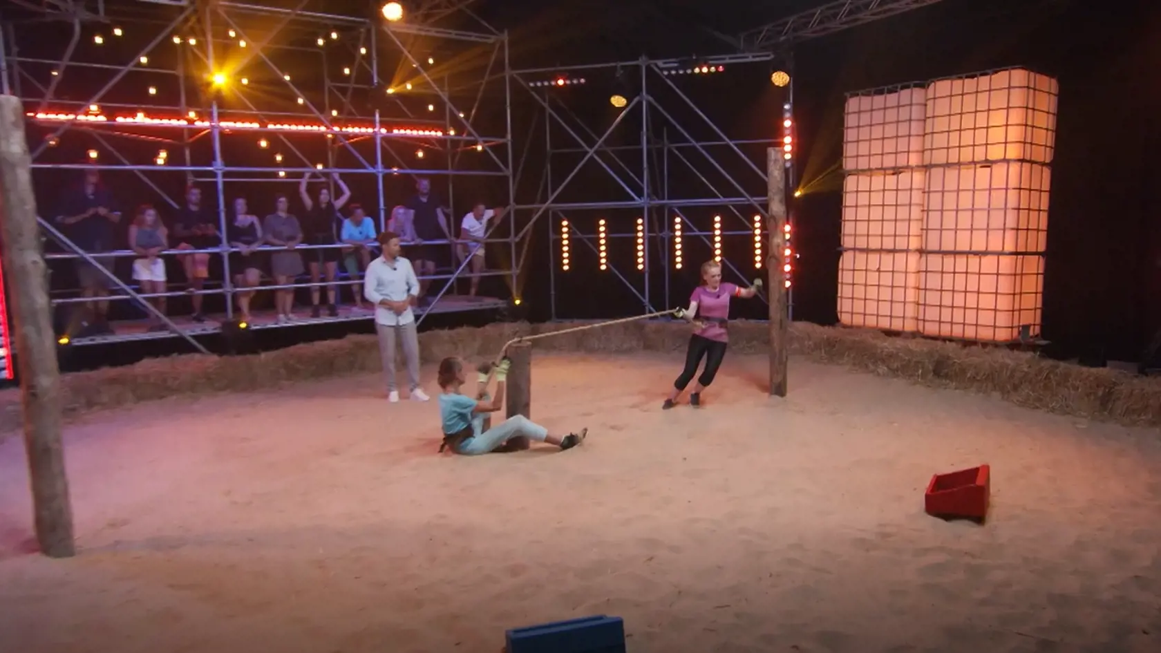 Silový duel Eva rovno vzdala.