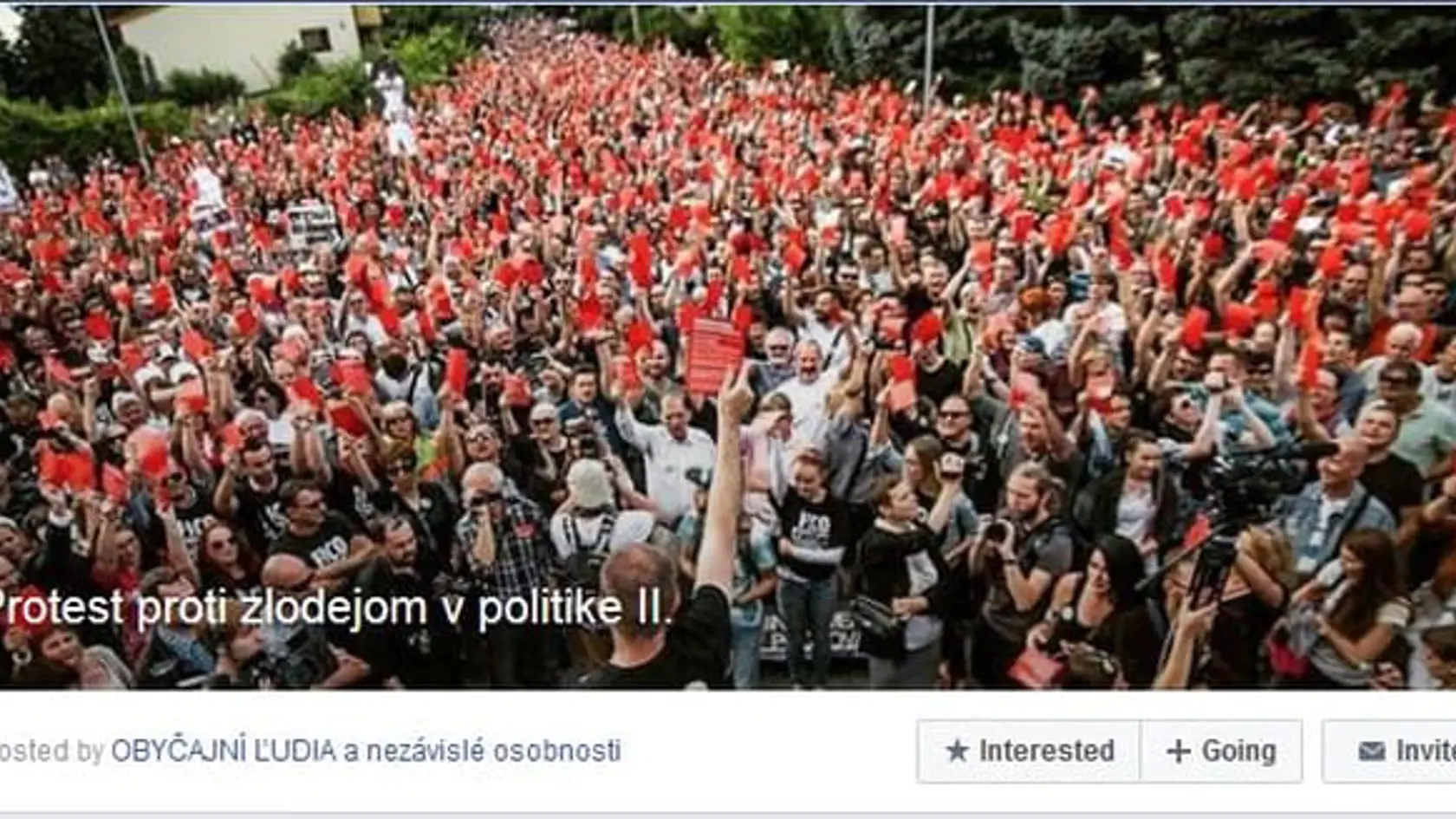 Druhý protest pred komplexom Bonaparte.
