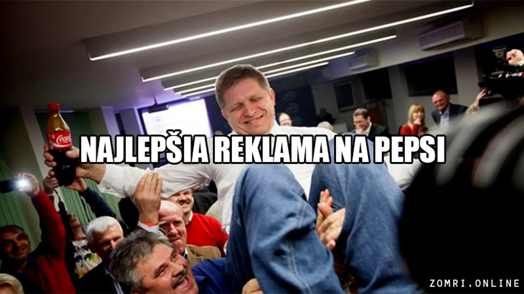 Toto by zas vraj mohla byť dobrá reklama pre Pepsi.