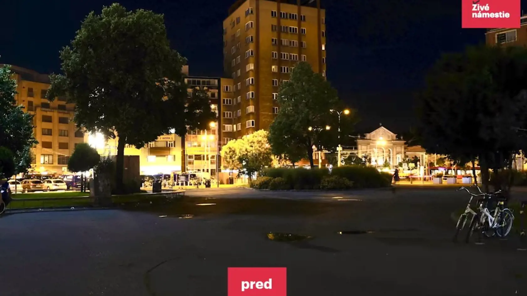 Priestor pri Manderláku po starom.