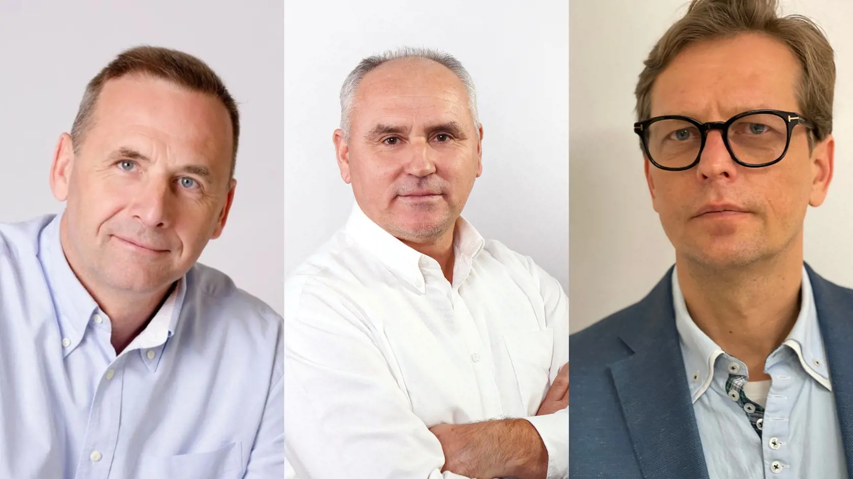 Nové vedenie VÚSCH v Košiciach: Martin Studenčan, Anton Jura, Štefan Lukačin. (zľava)